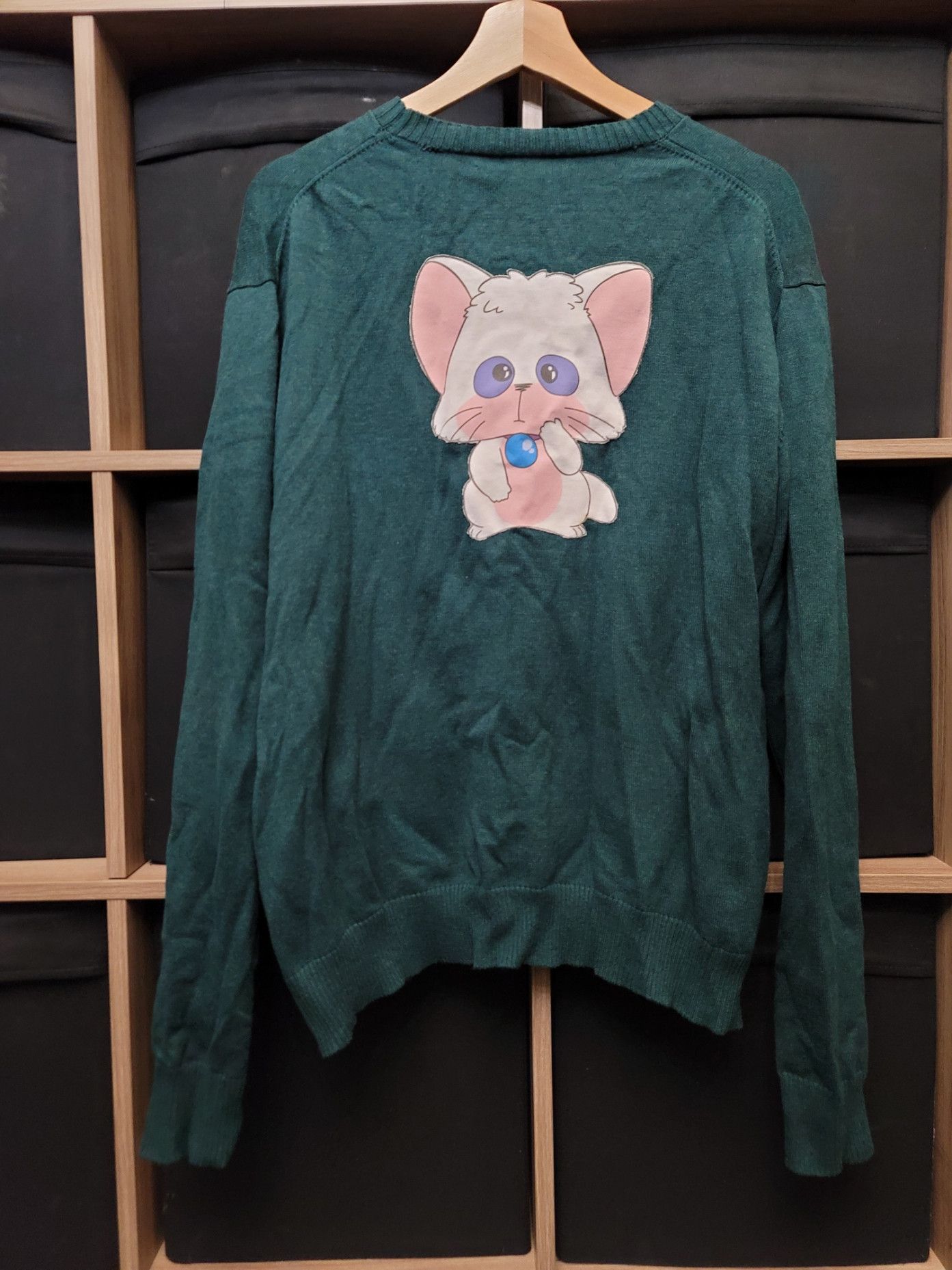 Undercover FINAL DROP SS19 Anime Cat Creamy Mami Knit Size US XL / EU 56 / 4 - 3 Thumbnail