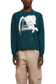 Undercover FINAL DROP SS19 Anime Cat Creamy Mami Knit Size US XL / EU 56 / 4 - 1 Thumbnail
