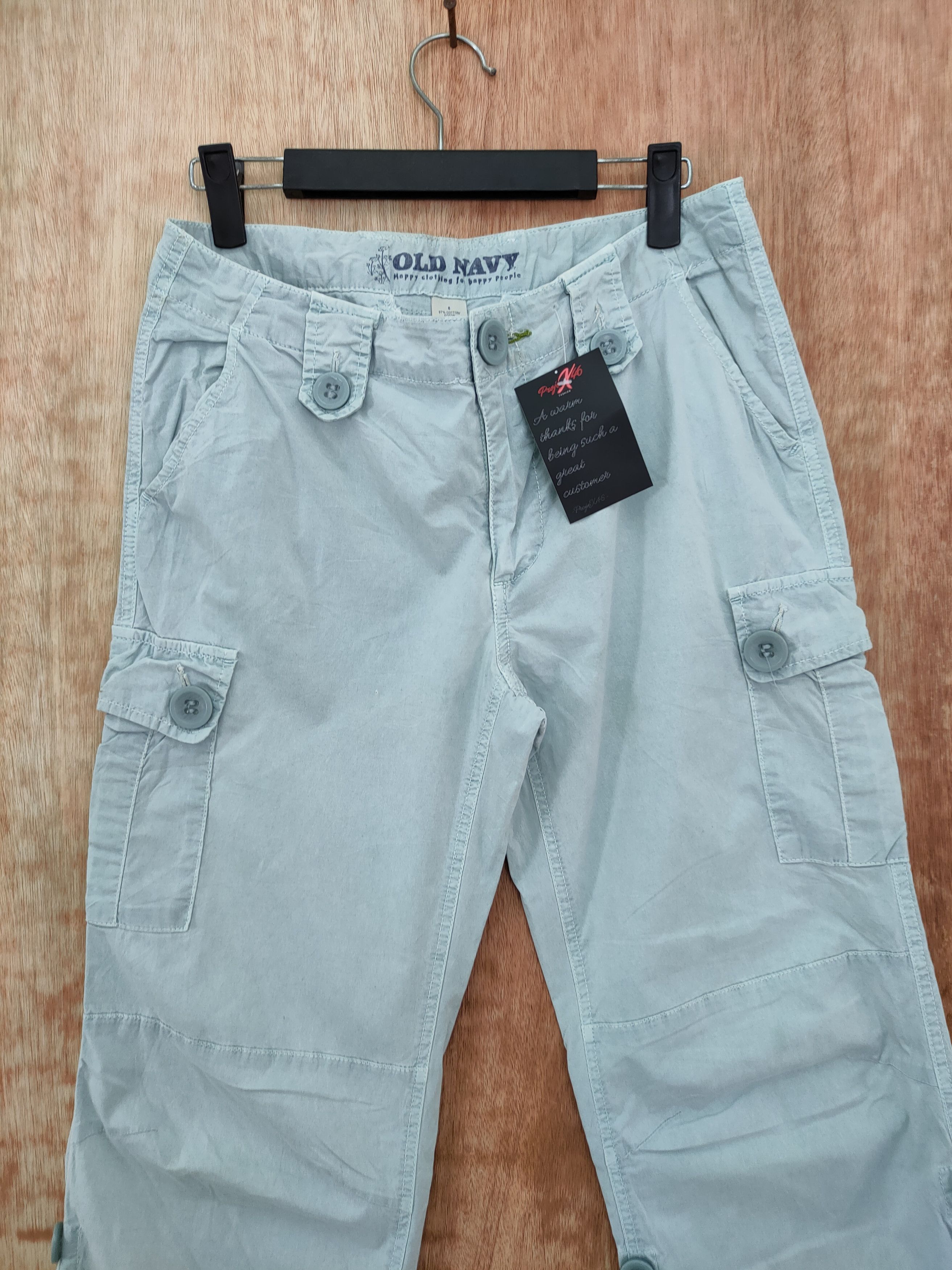 Japanese Brand DL old navy multipocket tactical cargo pants #46-136 Size US 28 / EU 44 - 3 Thumbnail