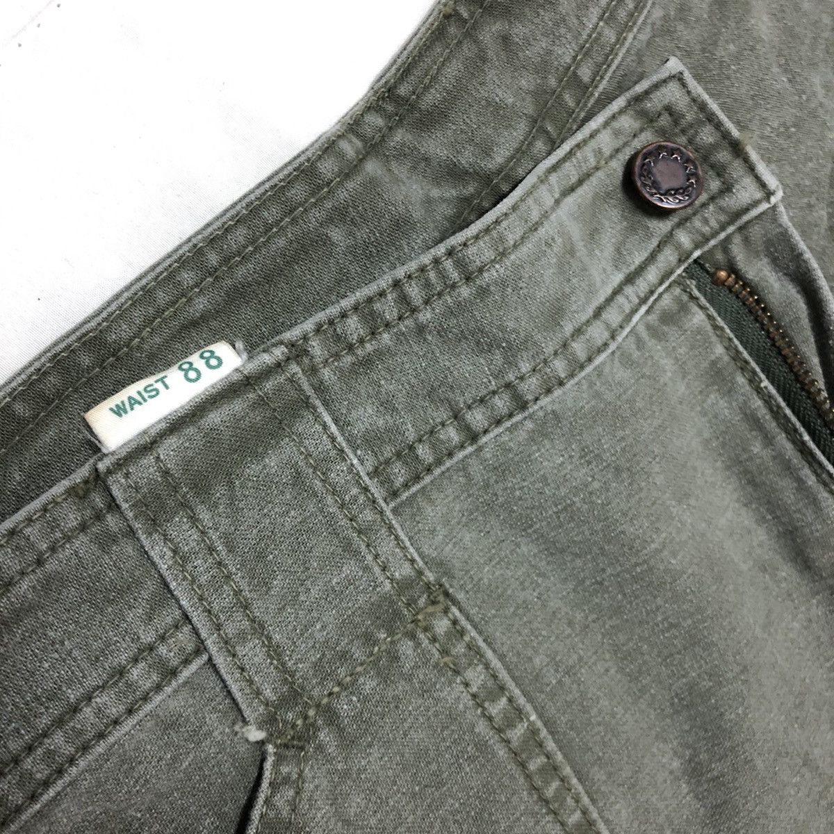 Japanese Brand Capitan Japan Military Cargo Cropped Pant Size US 32 / EU 48 - 4 Thumbnail