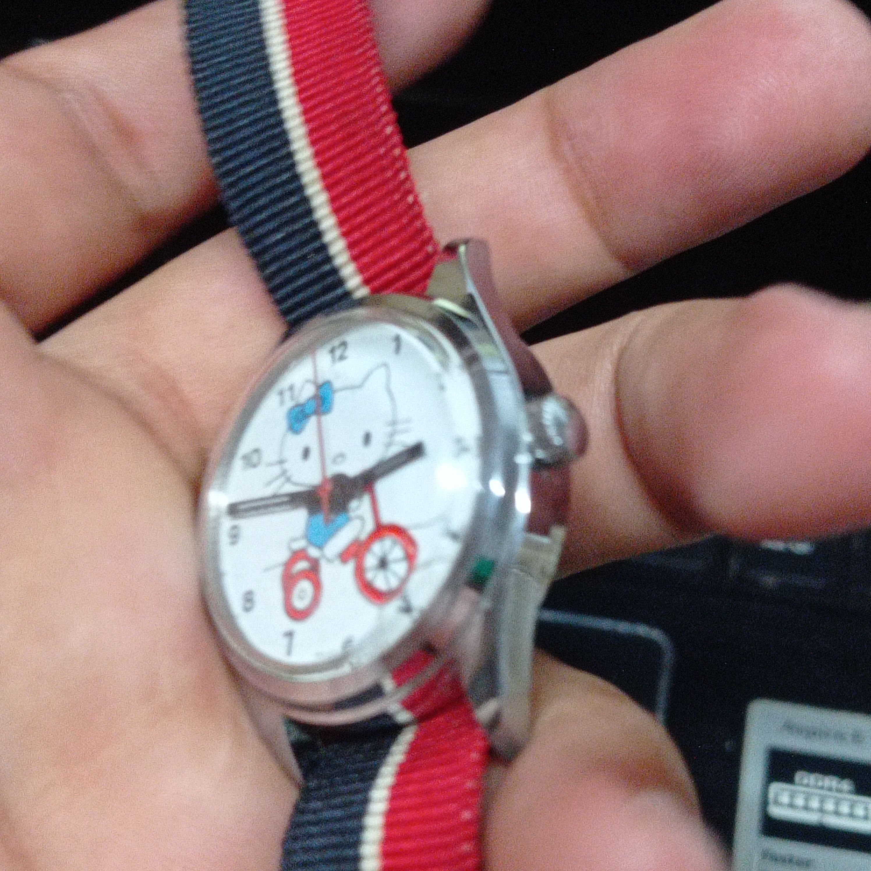 Japanese Brand × Vintage Vintage LADIES HELLO KITTY WATCH (Swiss Movement) Size ONE SIZE - 4 Thumbnail