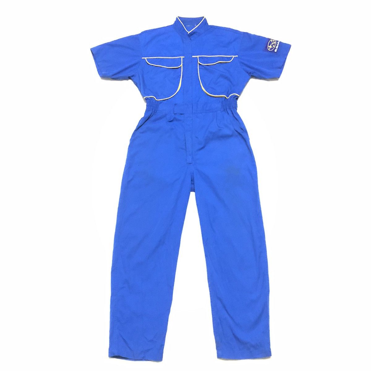image of Racing x Sports Specialties Vintage Coverall Subaru Short Sleeve in Blue, Men's (Size 32)