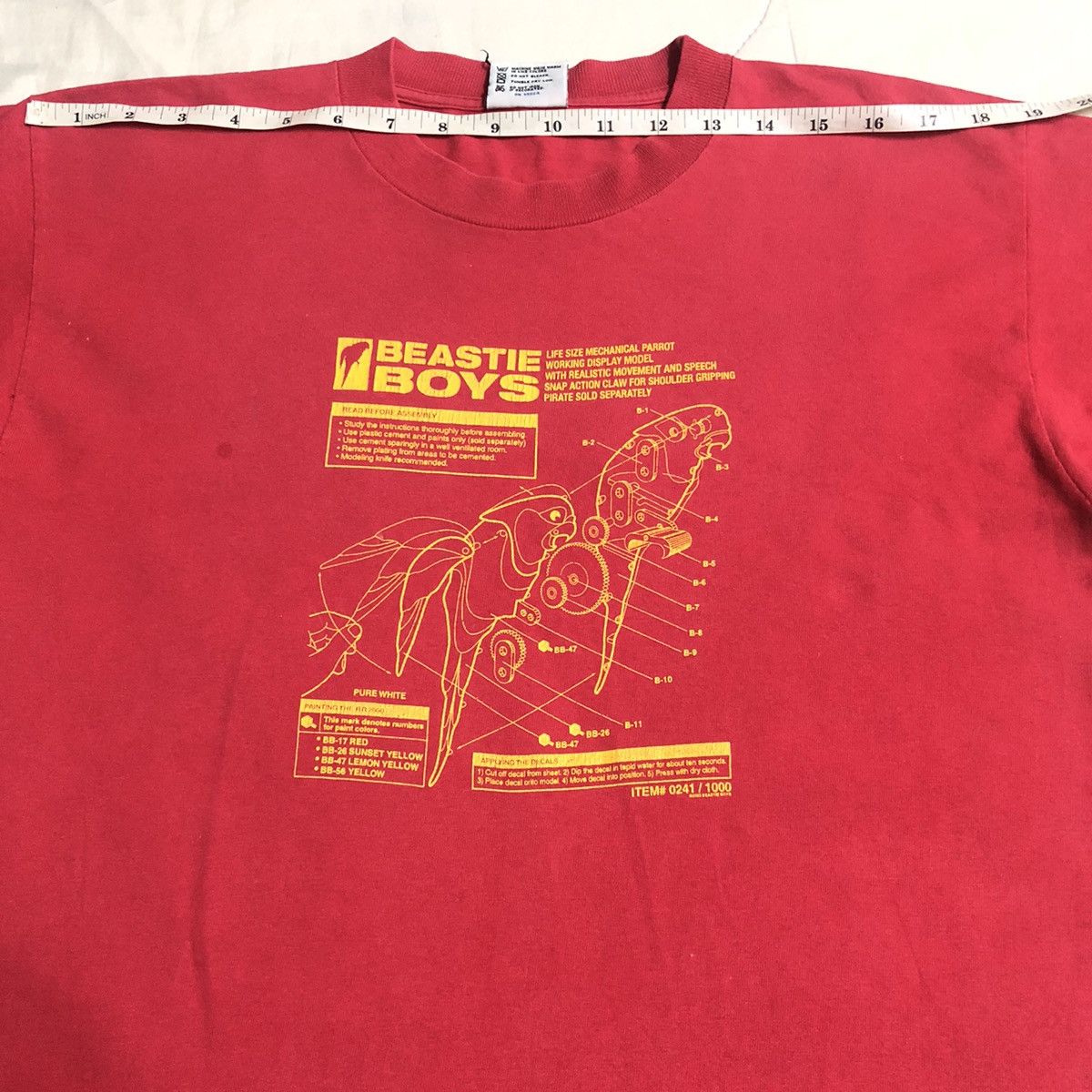 Band Tees Vintage Beastie Boys - Mechanical Parrot Size US M / EU 48-50 / 2 - 3 Thumbnail