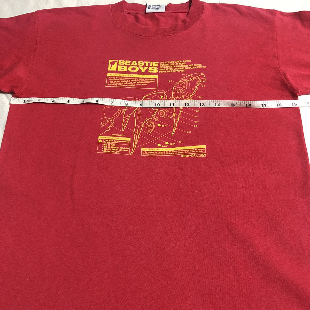 Band Tees Vintage Beastie Boys - Mechanical Parrot Size US M / EU 48-50 / 2 - 4 Thumbnail