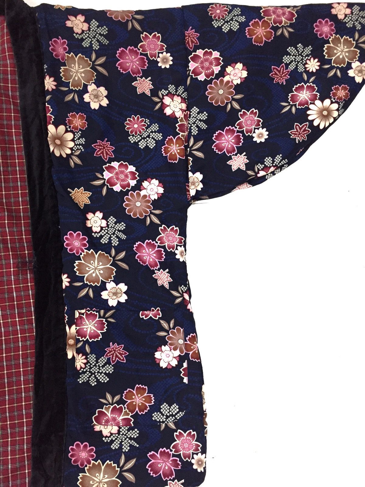 Japanese Brand Japanese Traditional Hanten Geisha Overprint Kimono Japan Size US XL / EU 56 / 4 - 5 Thumbnail