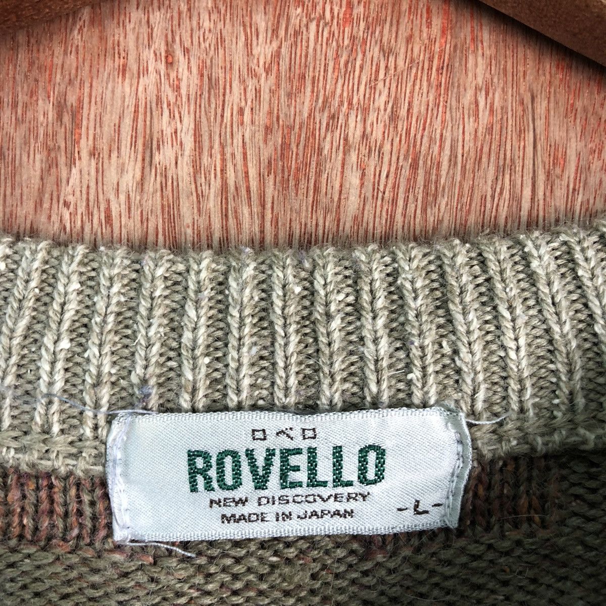 Vintage DLL Rovello checkered japan vintage Knit sweatshirt #c171 Size US L / EU 52-54 / 3 - 9 Thumbnail