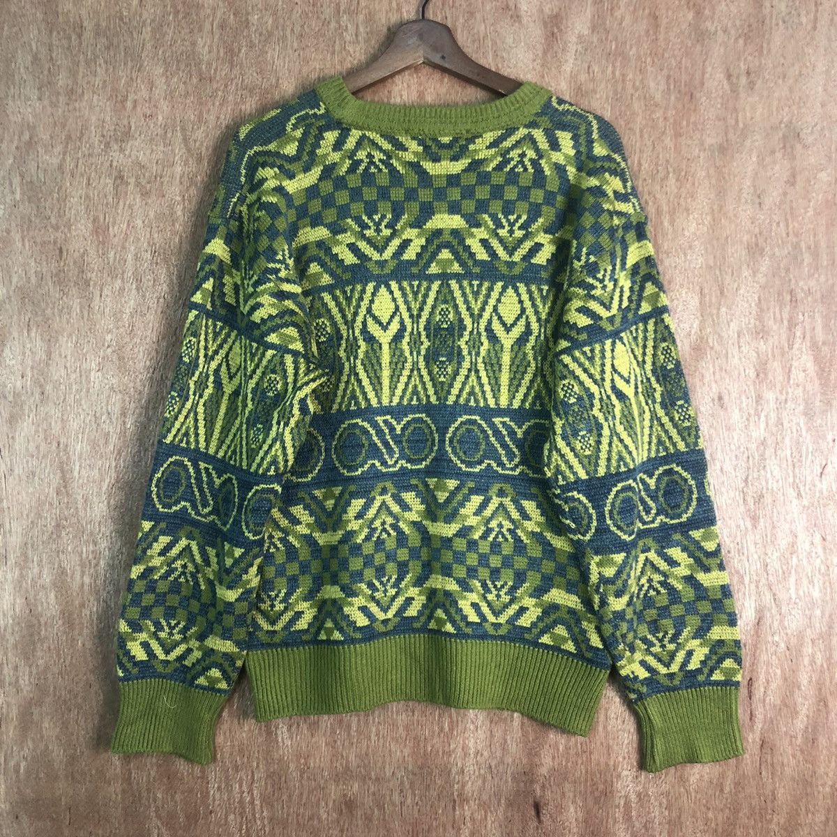 Homespun Knitwear DLL Bir's Eye View Multicolor shag art Knitwear #c164 Size US M / EU 48-50 / 2 - 10 Thumbnail
