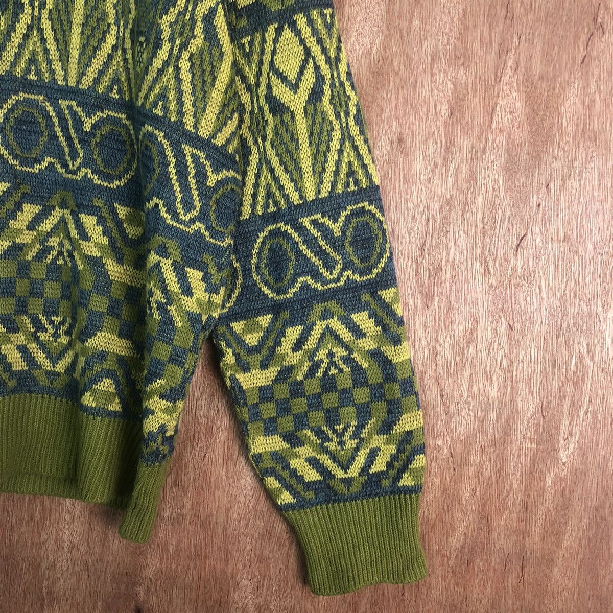 Homespun Knitwear DLL Bir's Eye View Multicolor shag art Knitwear #c164 Size US M / EU 48-50 / 2 - 5 Thumbnail