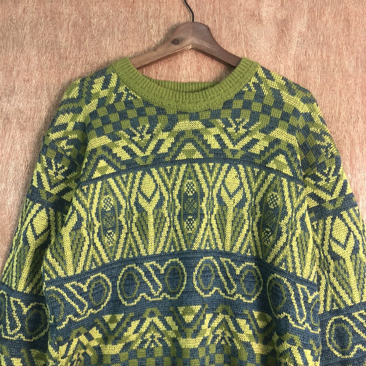Homespun Knitwear DLL Bir's Eye View Multicolor shag art Knitwear #c164 Size US M / EU 48-50 / 2 - 2 Thumbnail
