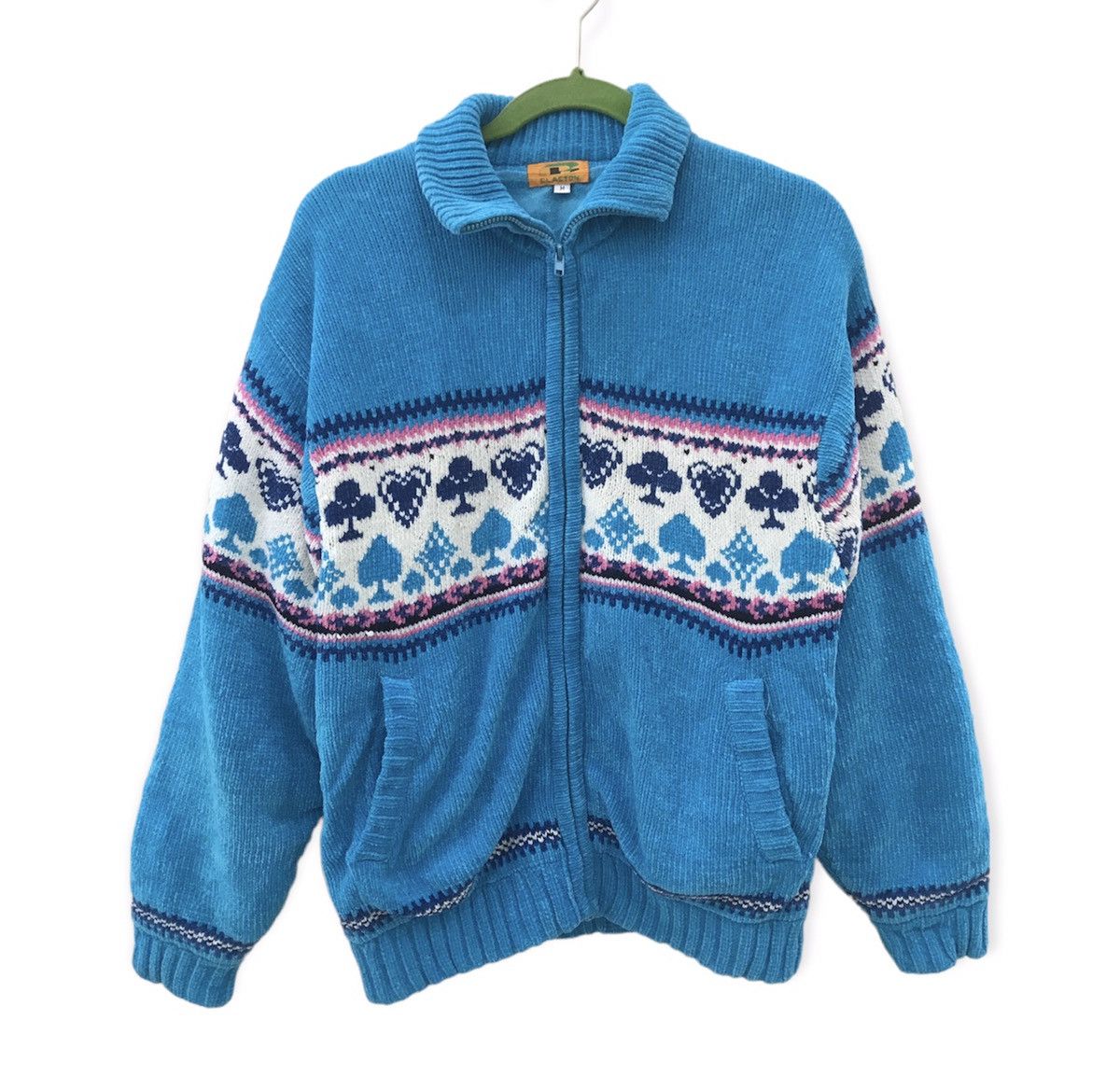 Japanese Brand Clacton Knit Zipper Sweater Size US M / EU 48-50 / 2 - 1 Thumbnail