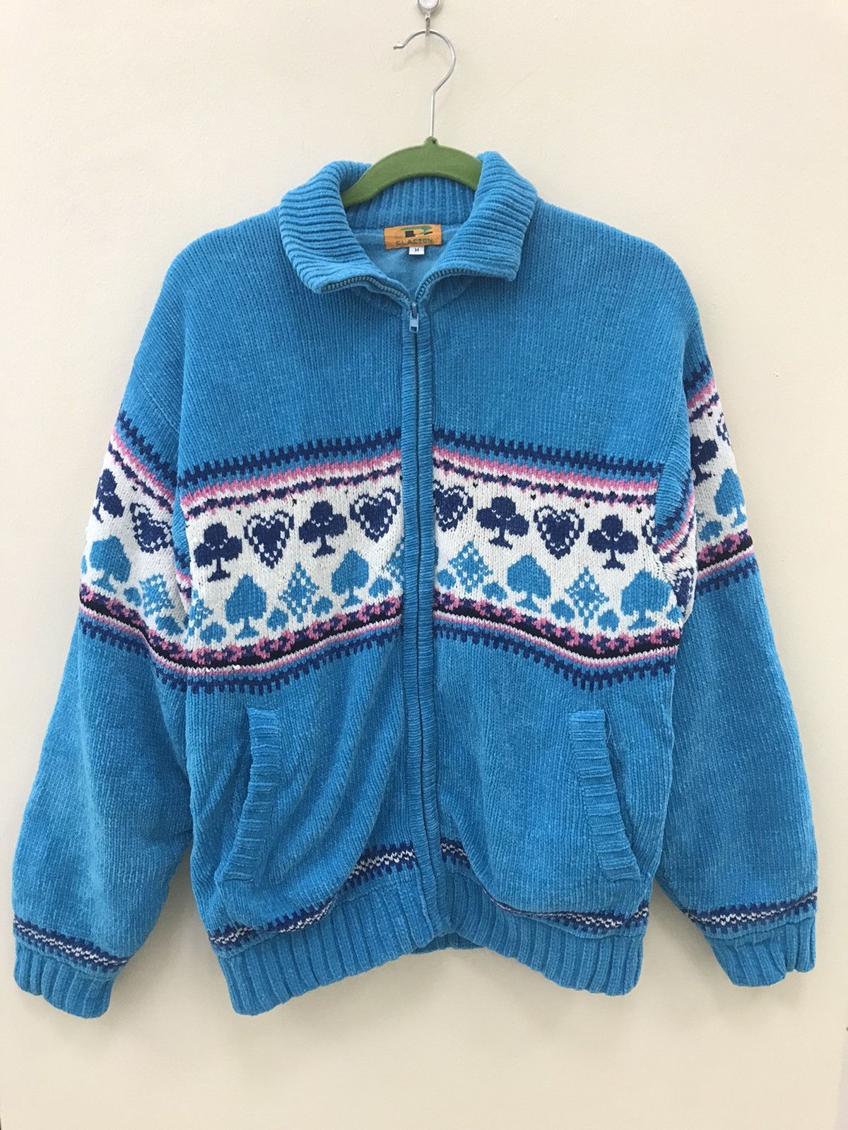 Japanese Brand Clacton Knit Zipper Sweater Size US M / EU 48-50 / 2 - 2 Thumbnail