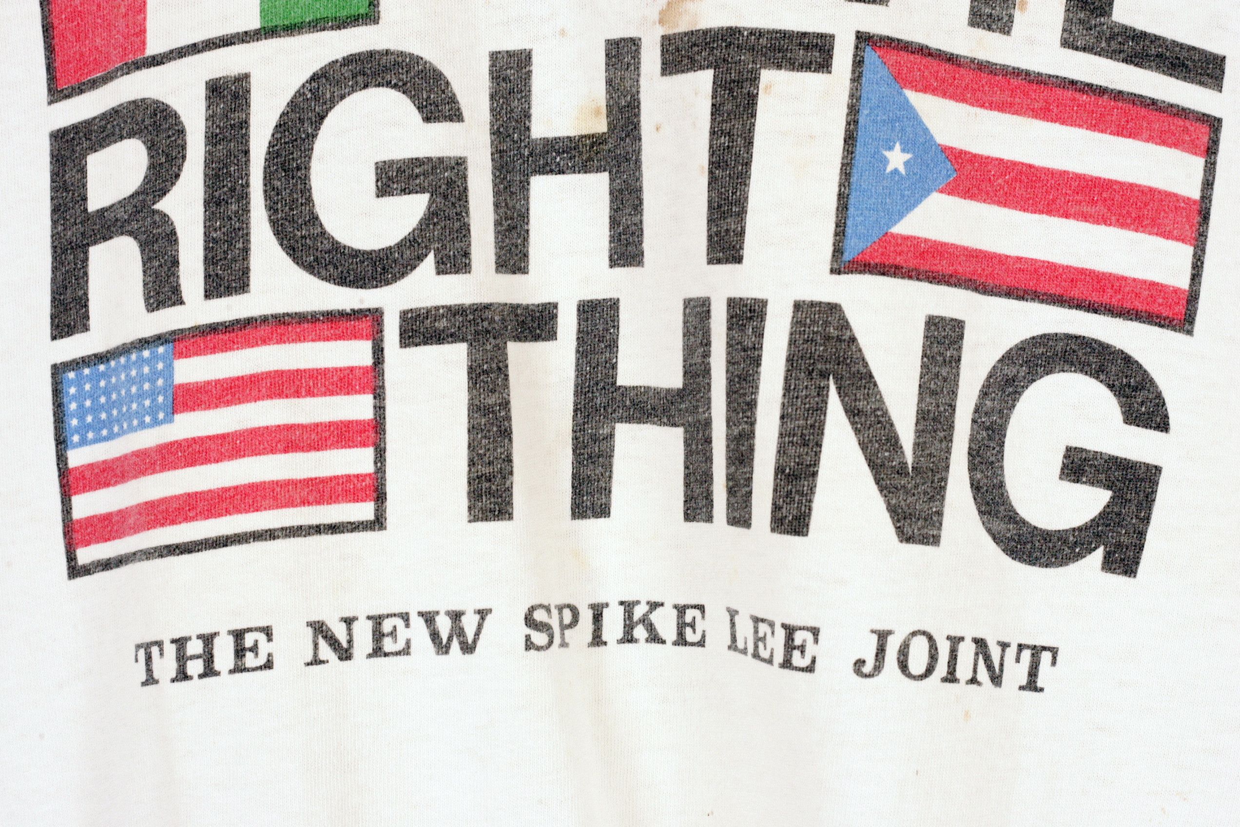 Fruit Of The Loom × Vintage Spike Lee Autographed Promo Tee Do The Right Thing Movie Size US L / EU 52-54 / 3 - 6 Thumbnail