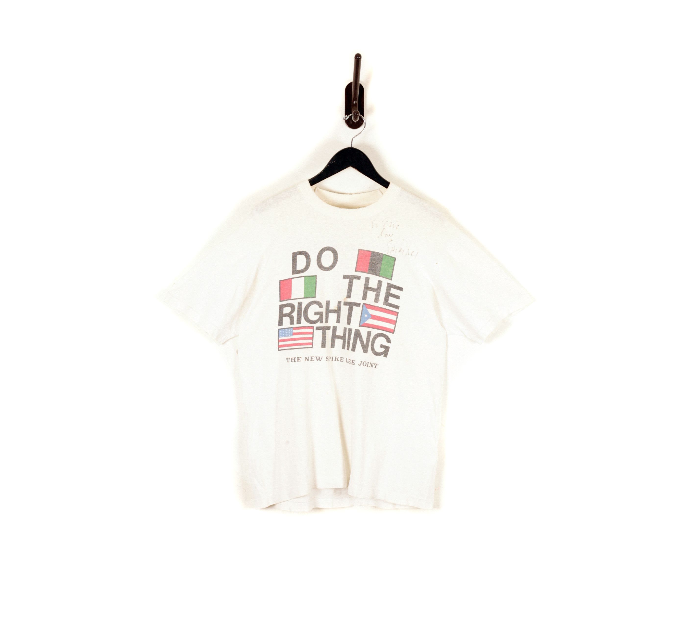 Fruit Of The Loom × Vintage Spike Lee Autographed Promo Tee Do The Right Thing Movie Size US L / EU 52-54 / 3 - 1 Thumbnail
