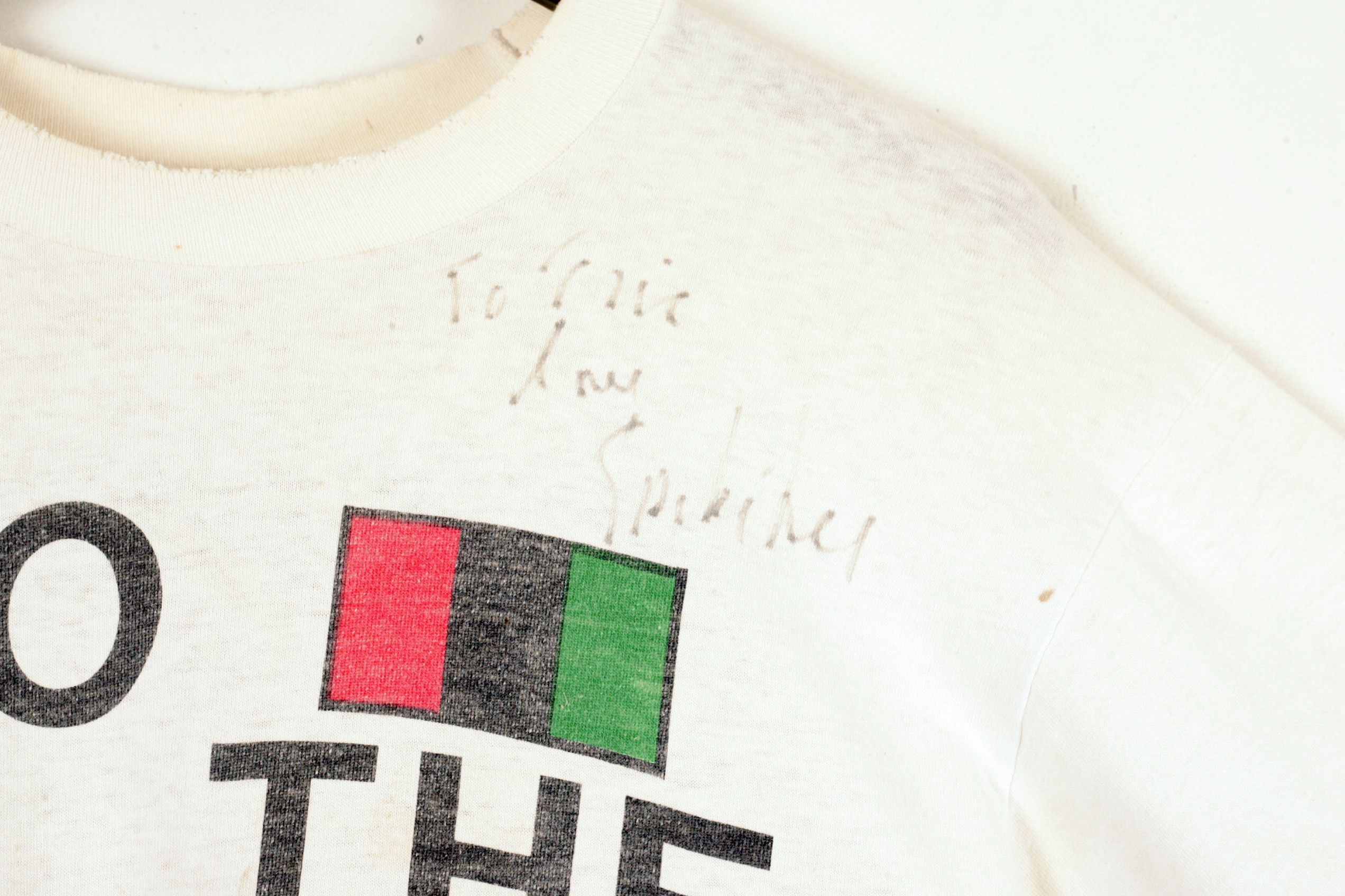 Fruit Of The Loom × Vintage Spike Lee Autographed Promo Tee Do The Right Thing Movie Size US L / EU 52-54 / 3 - 3 Thumbnail