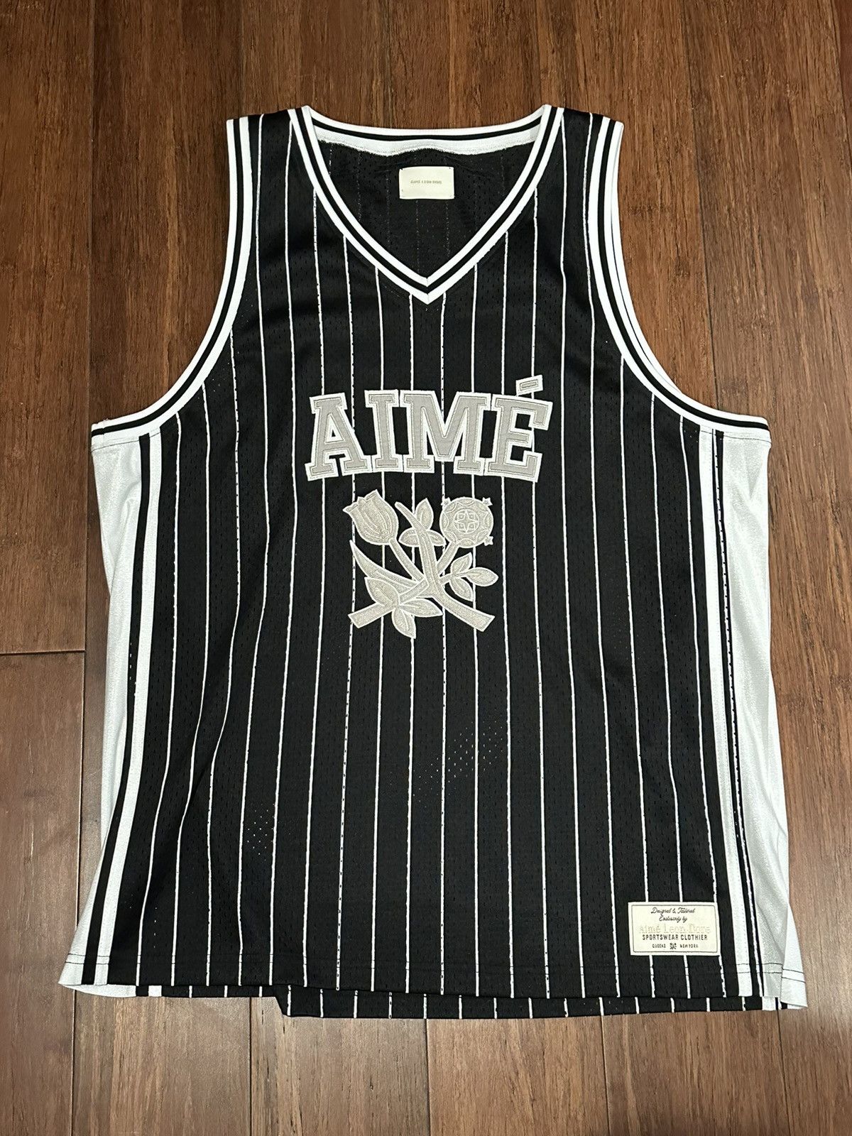 Aime Leon Dore Aime Leon Dore Striped Basketball Jersey Classic | Grailed