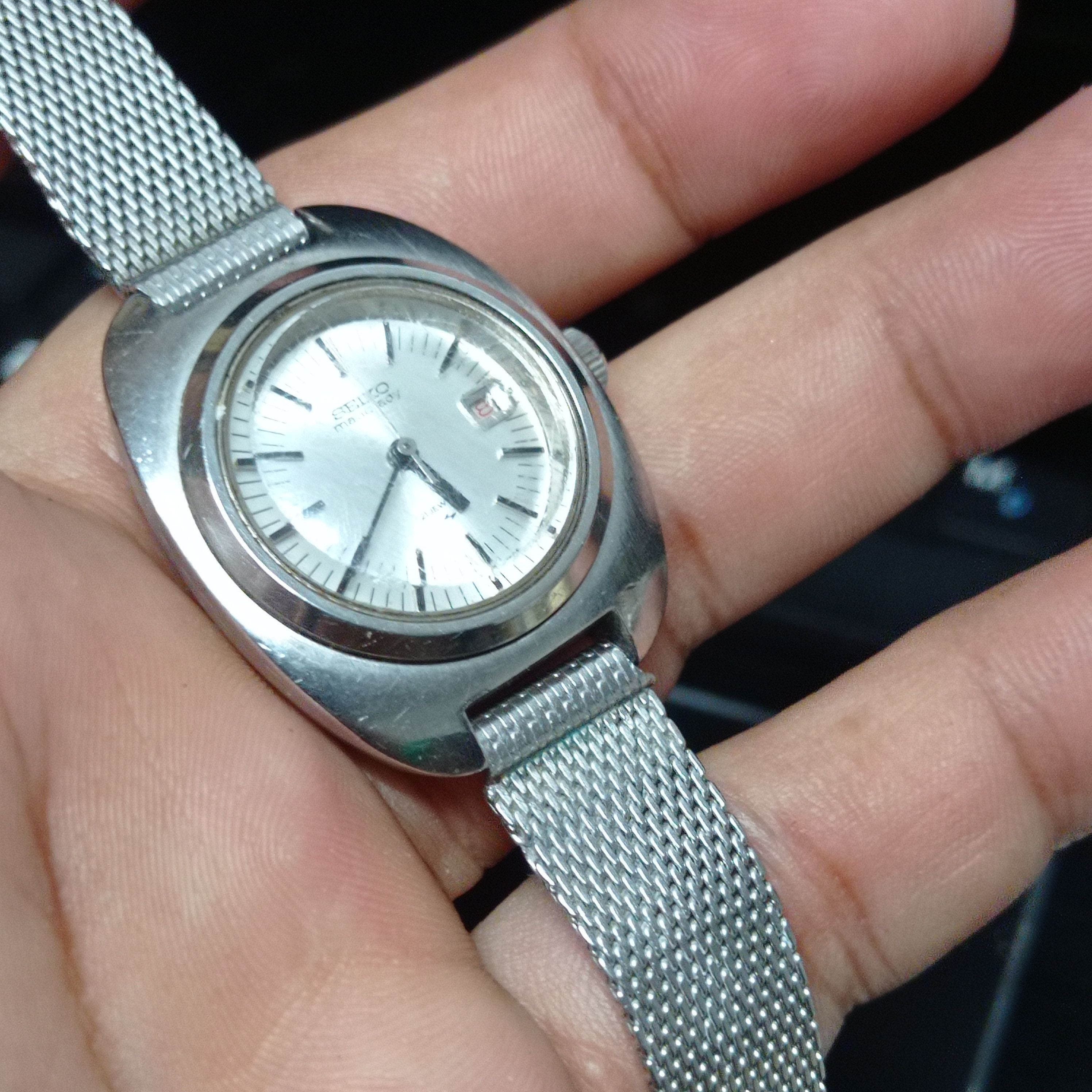 Japanese Brand × Seiko Vintage Ladies Watch SEIKO MATIC LADY Hand winding engine Size ONE SIZE - 4 Thumbnail