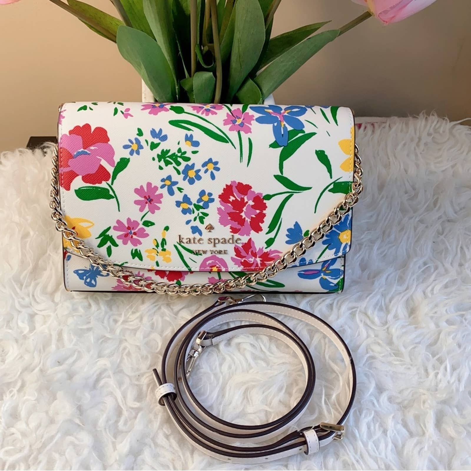 Kate Spade New York Carson Garden Bouquet Convertible Crossbody