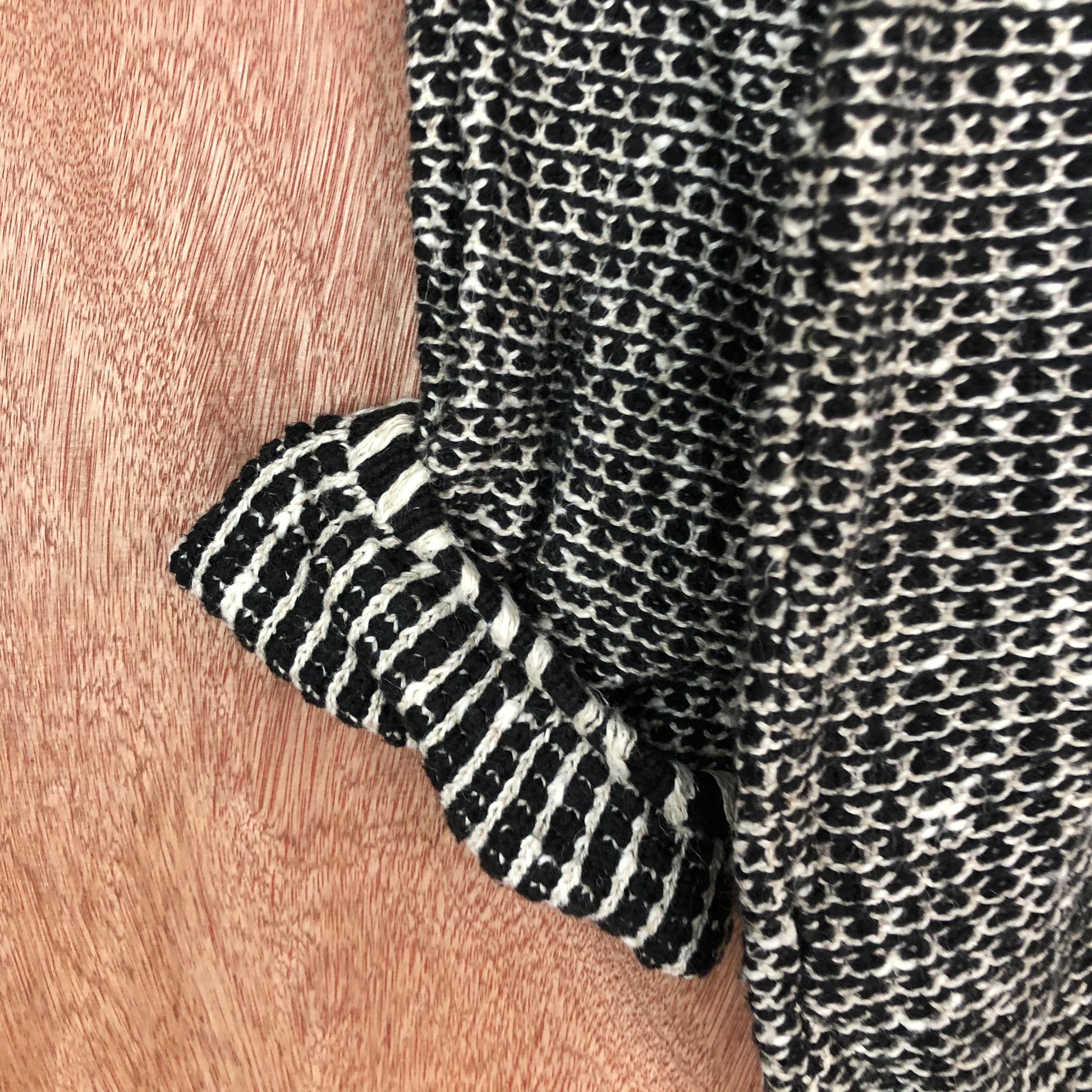 Homespun Knitwear × Japanese Brand DLL Dude Uomo BLack Shaggy fur KNitwear #c499 Size US L / EU 52-54 / 3 - 6 Thumbnail