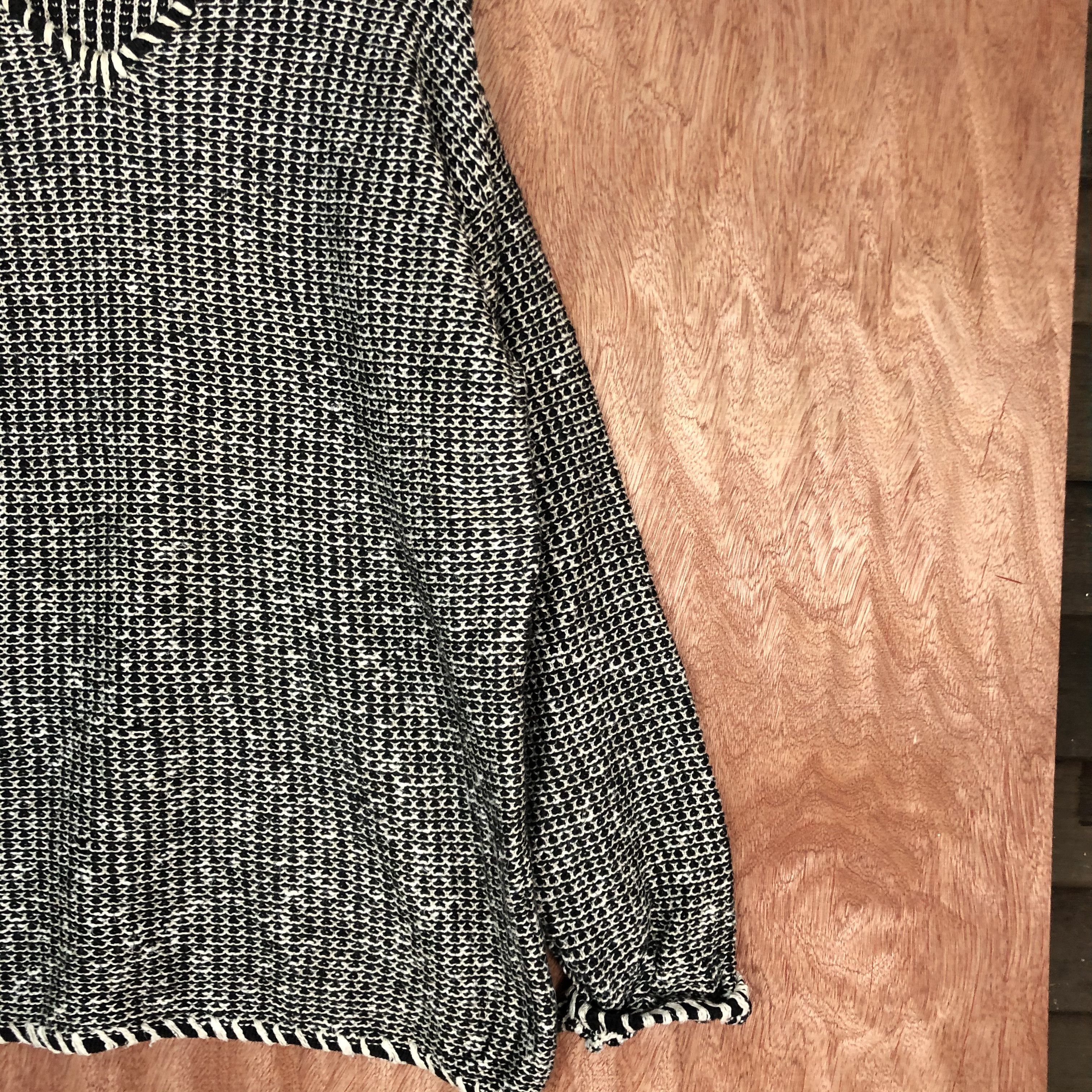 Homespun Knitwear × Japanese Brand DLL Dude Uomo BLack Shaggy fur KNitwear #c499 Size US L / EU 52-54 / 3 - 5 Thumbnail