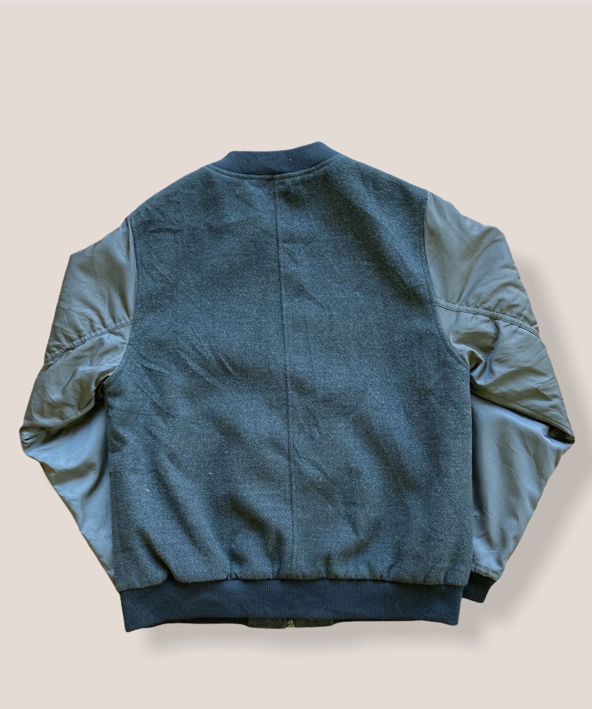 Japanese Brand IGNIO PLAIN VARSITY JACKET Size US M / EU 48-50 / 2 - 3 Thumbnail