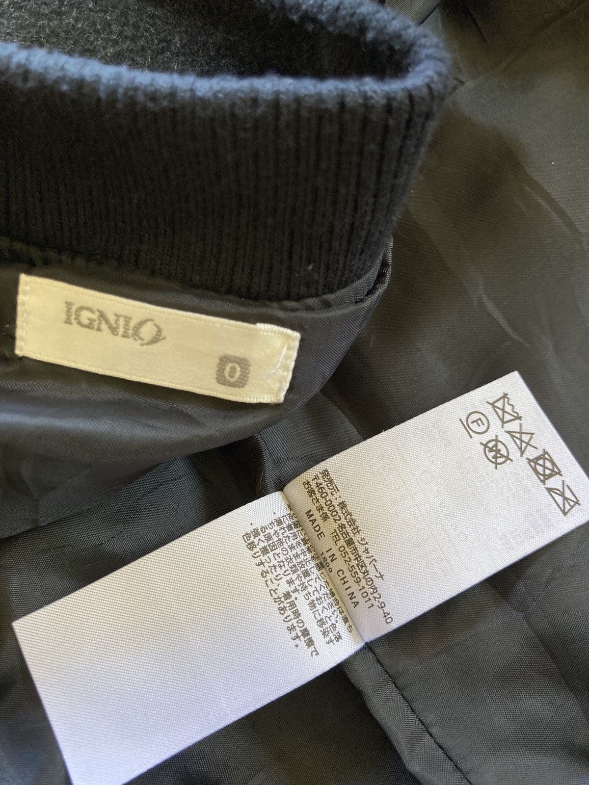 Japanese Brand IGNIO PLAIN VARSITY JACKET Size US M / EU 48-50 / 2 - 5 Thumbnail