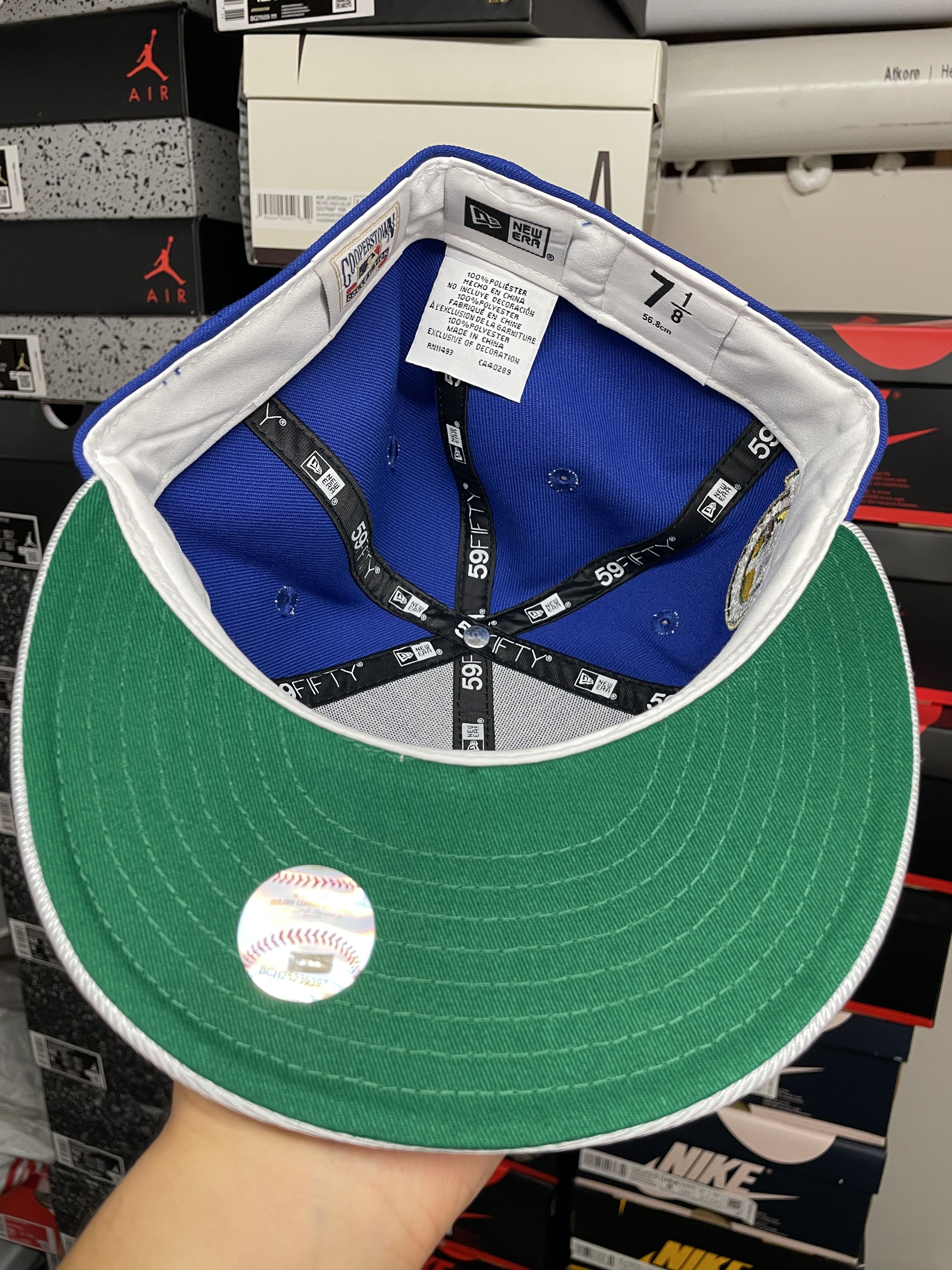 MLB × MyFitteds × New Era 7 1/8 Myfitteds Zelda Houston Astros 45th Blue Metallic Size ONE SIZE - 6 Thumbnail