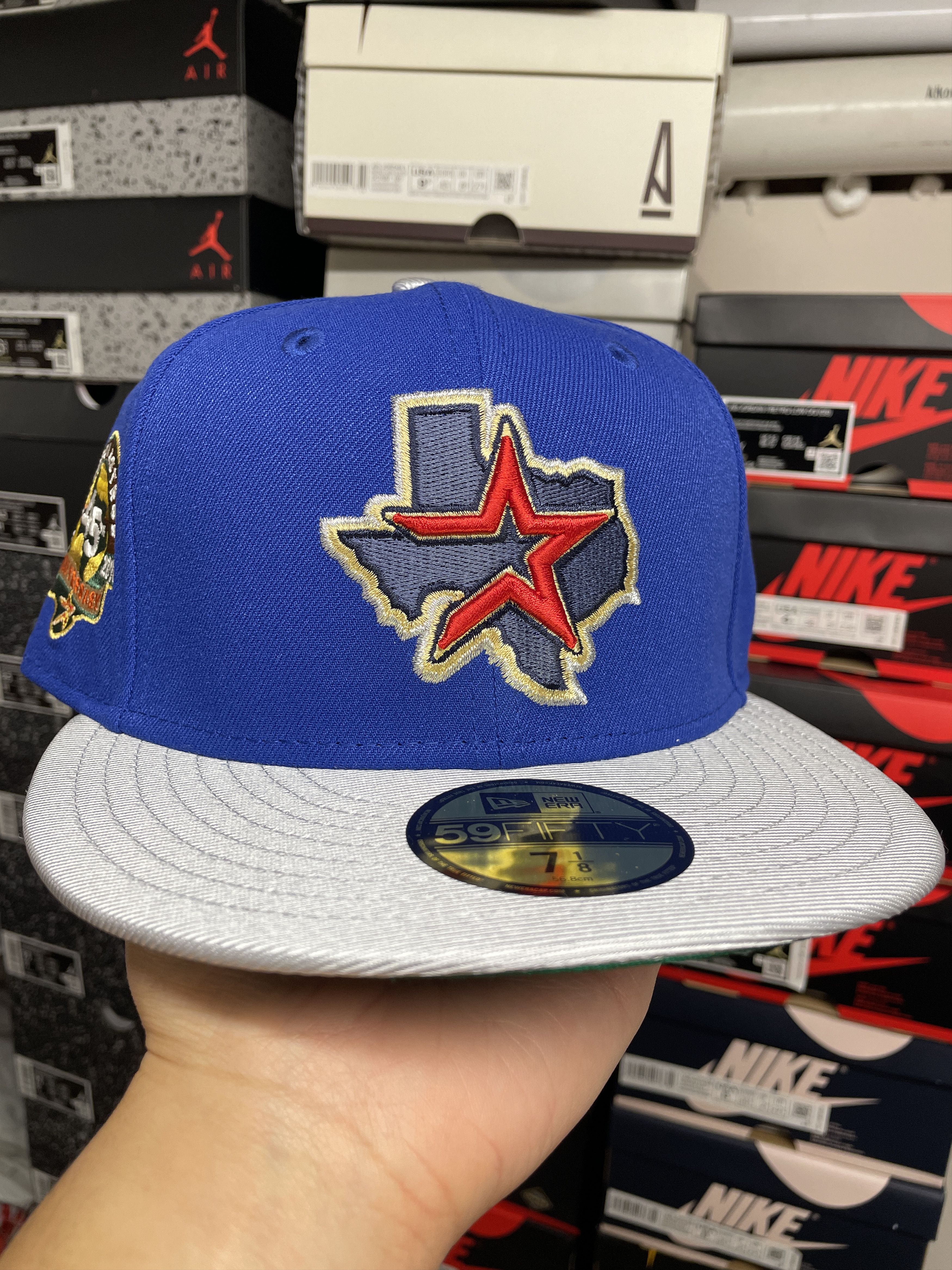 NEW ERA × FELT Houston Astros-7 1/2✨️ FELT x Houston Astros Navy 59FIFTY Fitted Hat – New Era Cap