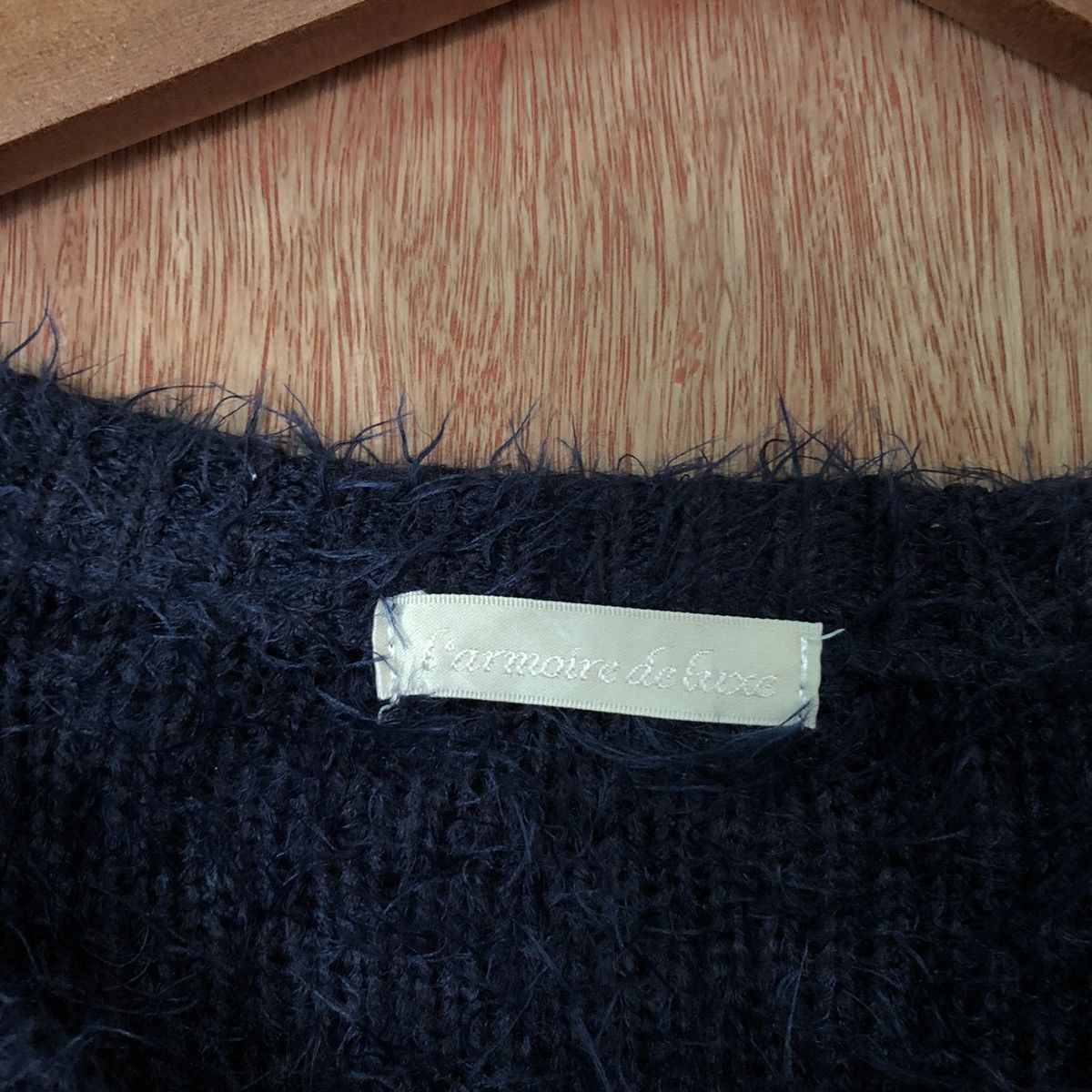 Homespun Knitwear × Japanese Brand Ca Moire Deluxe Shag Shaggy Fur Mohair Knitwear #6390 Size US M / EU 48-50 / 2 - 5 Thumbnail