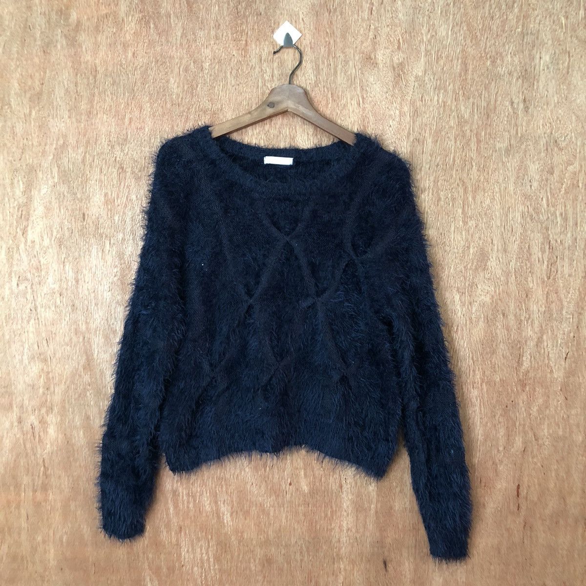 Homespun Knitwear × Japanese Brand Ca Moire Deluxe Shag Shaggy Fur Mohair Knitwear #6390 Size US M / EU 48-50 / 2 - 1 Thumbnail