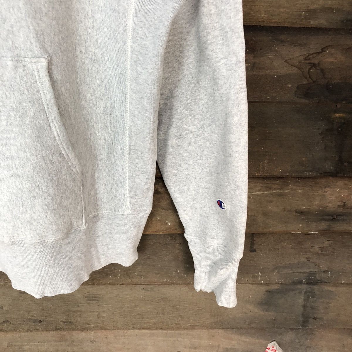 Champion DL (Reverse Weave) Champion vintage Grey Hoodie #5146 Size L / US 10 / IT 46 - 5 Thumbnail