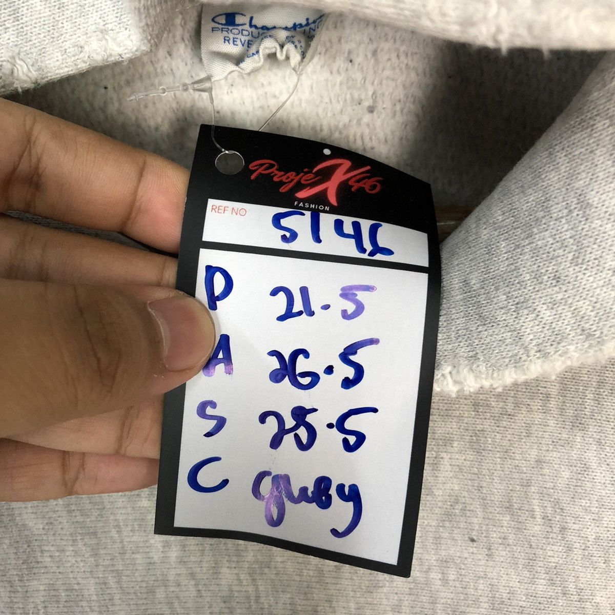 Champion DL (Reverse Weave) Champion vintage Grey Hoodie #5146 Size L / US 10 / IT 46 - 9 Thumbnail