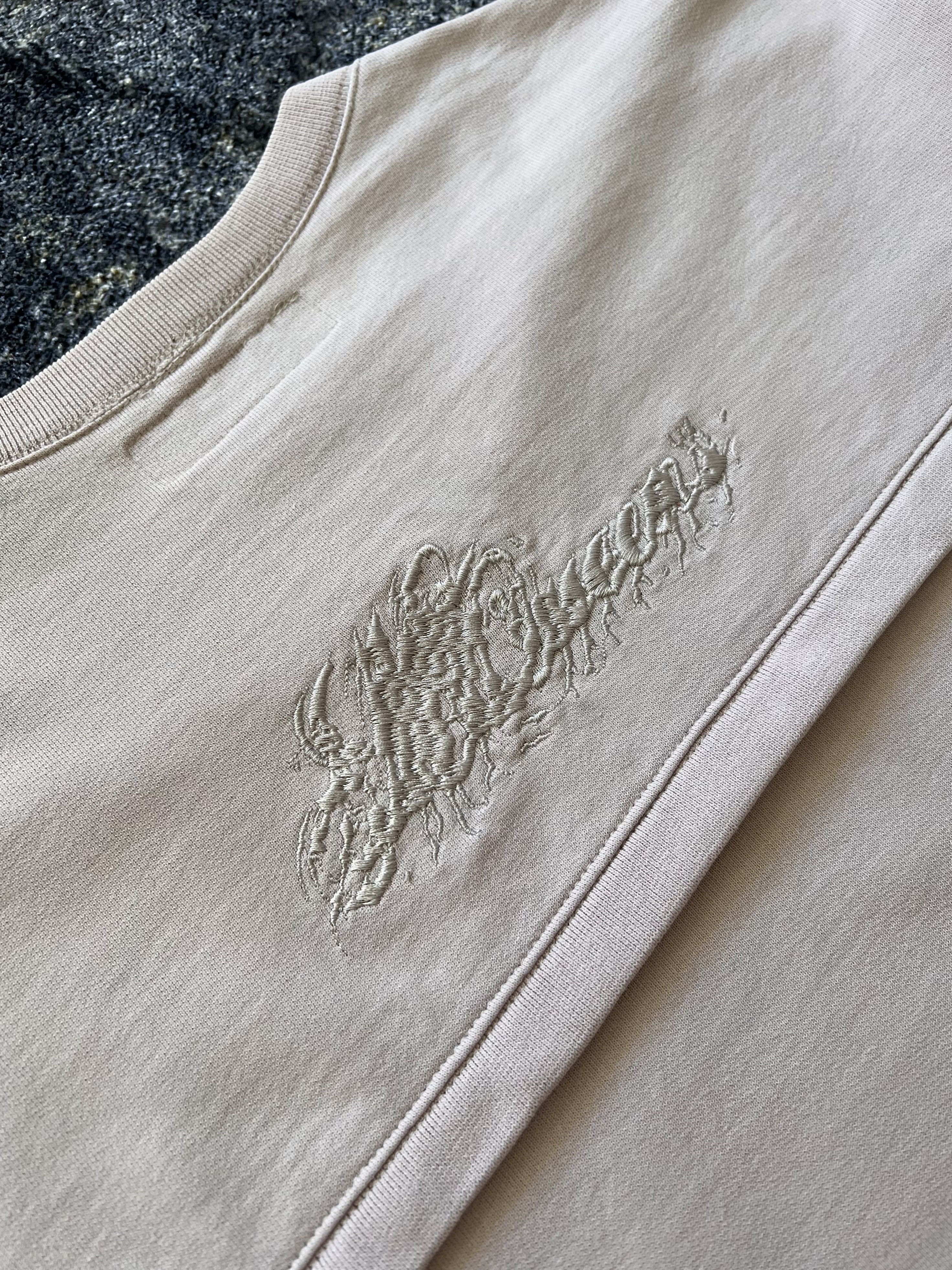 Pre-owned Alexander Mcqueen 1998  Embroidered Logo Sweatshirt In Pink