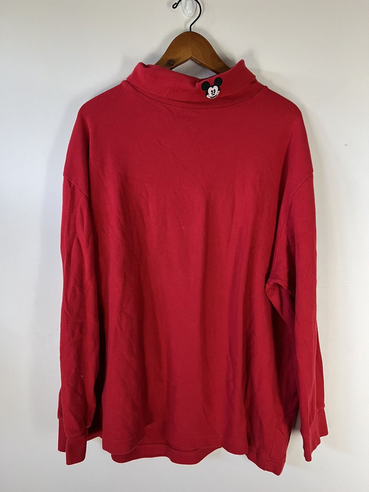 Disney Vintage Mickey Mouse Long Sleeve Turtleneck Size US XXL / EU 58 / 5 - 1 Thumbnail