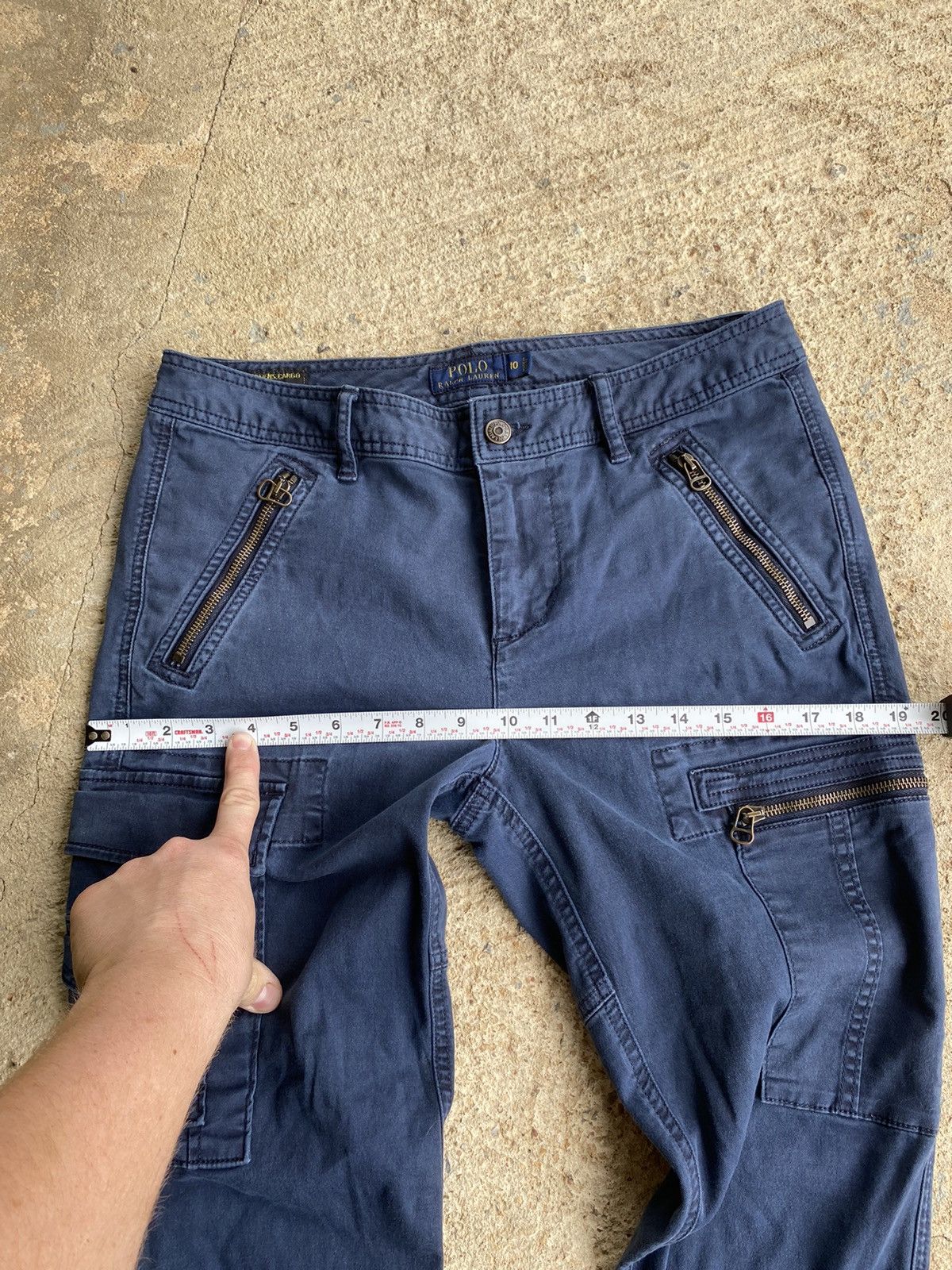 Polo Ralph Lauren × Vintage Vintage Y2K Polo Ralph Lauren Military Cargo Pants Size 32" / US 10 / IT 46 - 10 Thumbnail