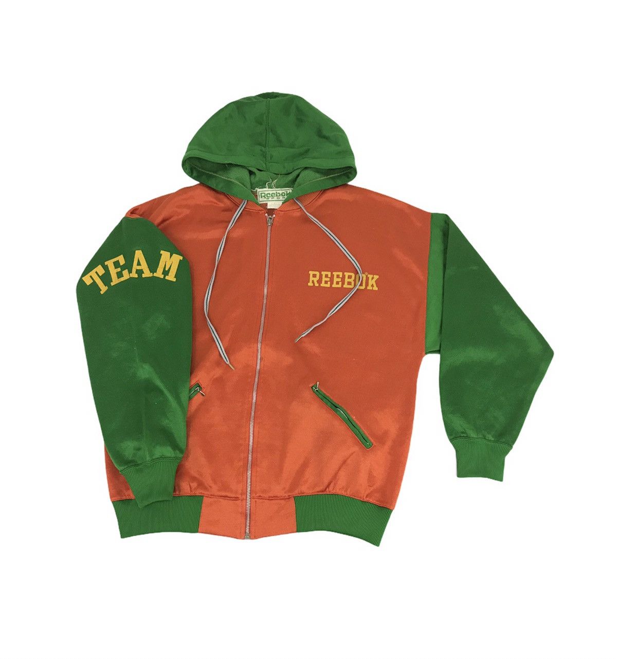 Reebok × Vintage 90s Reebok Sport Coach Team Sweatshirt Hoodies Spell Out Size US M / EU 48-50 / 2 - 2 Thumbnail