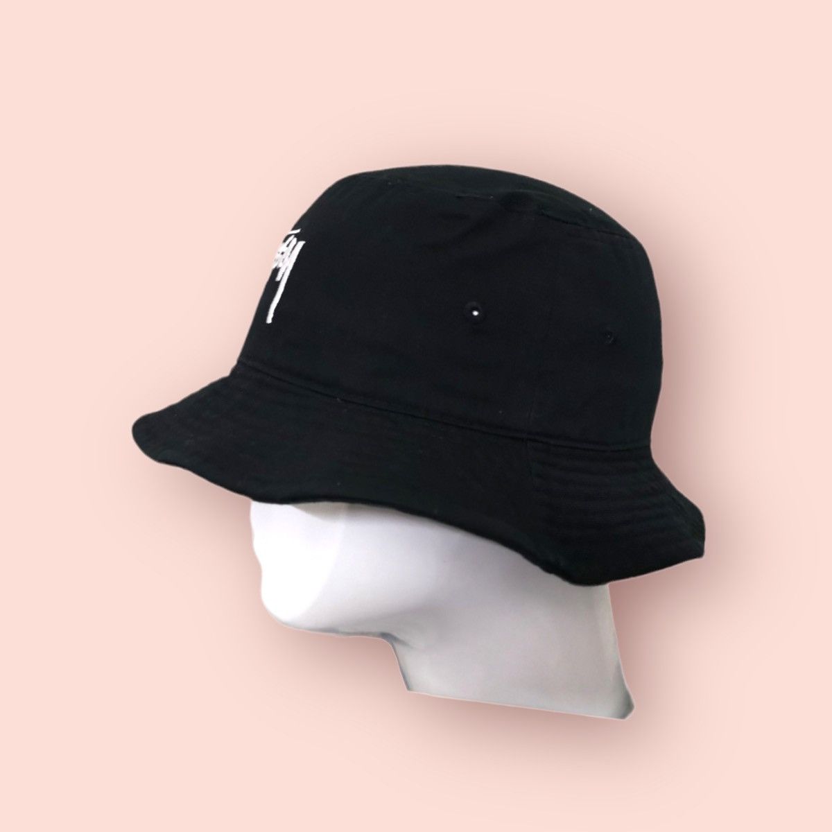 Edition Japan × Stussy VINTAGE Y2K STUSSY SIGNATURE BUCKET HAT Size ONE SIZE - 5 Thumbnail