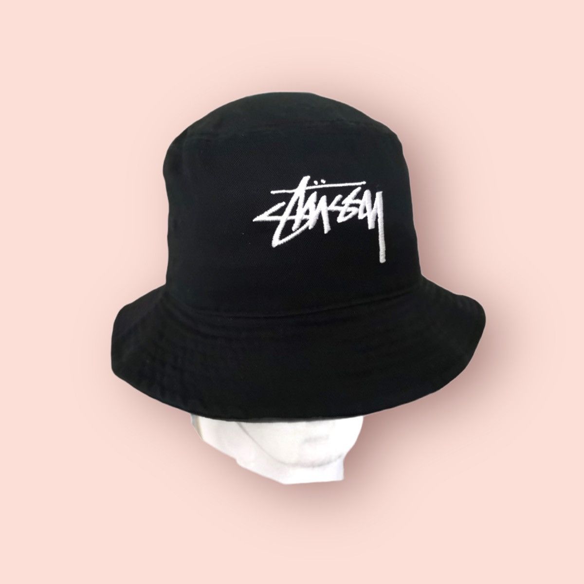 Edition Japan × Stussy VINTAGE Y2K STUSSY SIGNATURE BUCKET HAT Size ONE SIZE - 2 Thumbnail