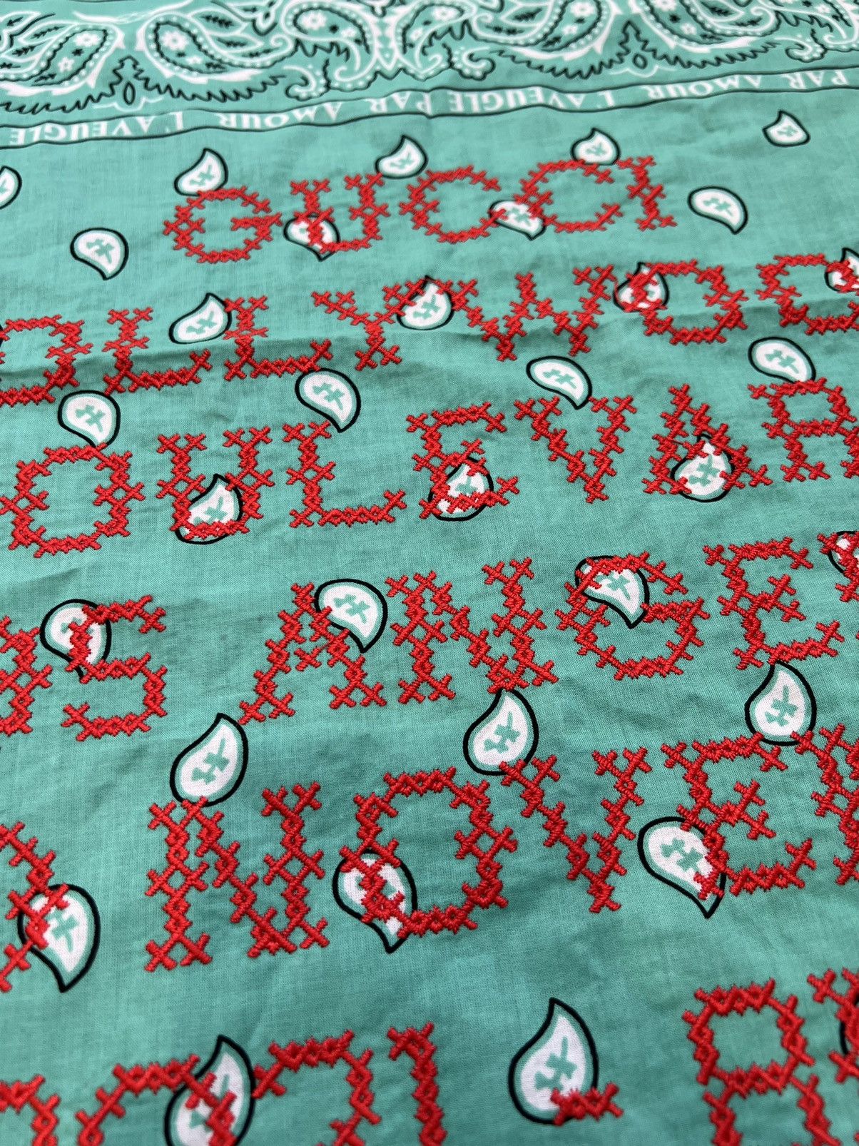 Gucci Gucci Hollywood Boulevard Invitation Bandana Handkerchief Size ONE SIZE - 3 Thumbnail