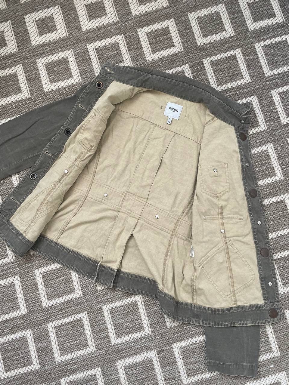 Moschino Moschino archive distressed denim multipocket jacket womens Size M / US 6-8 / IT 42-44 - 8 Thumbnail