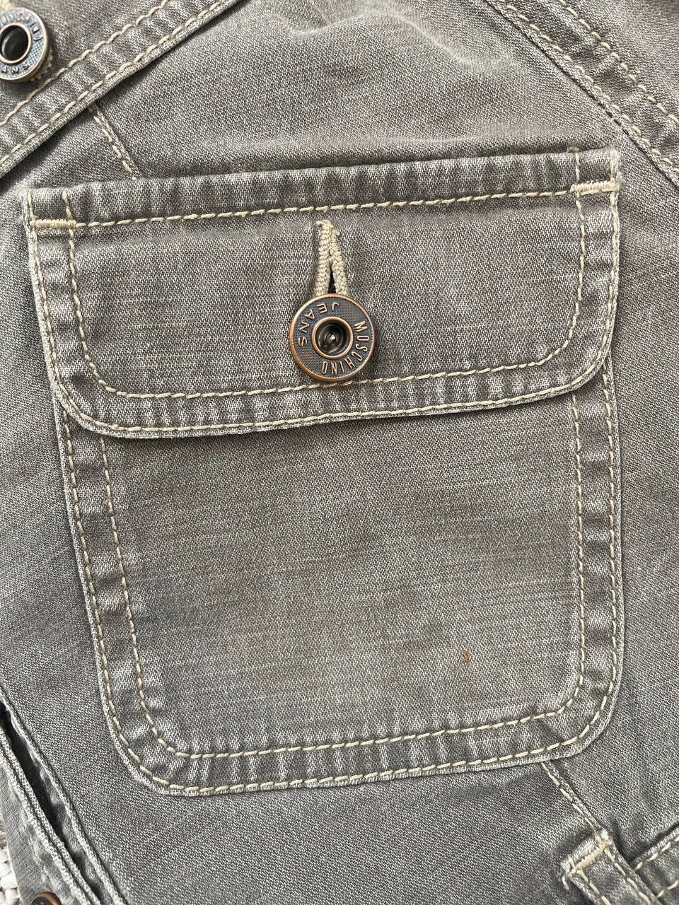 Moschino Moschino archive distressed denim multipocket jacket womens Size M / US 6-8 / IT 42-44 - 11 Thumbnail