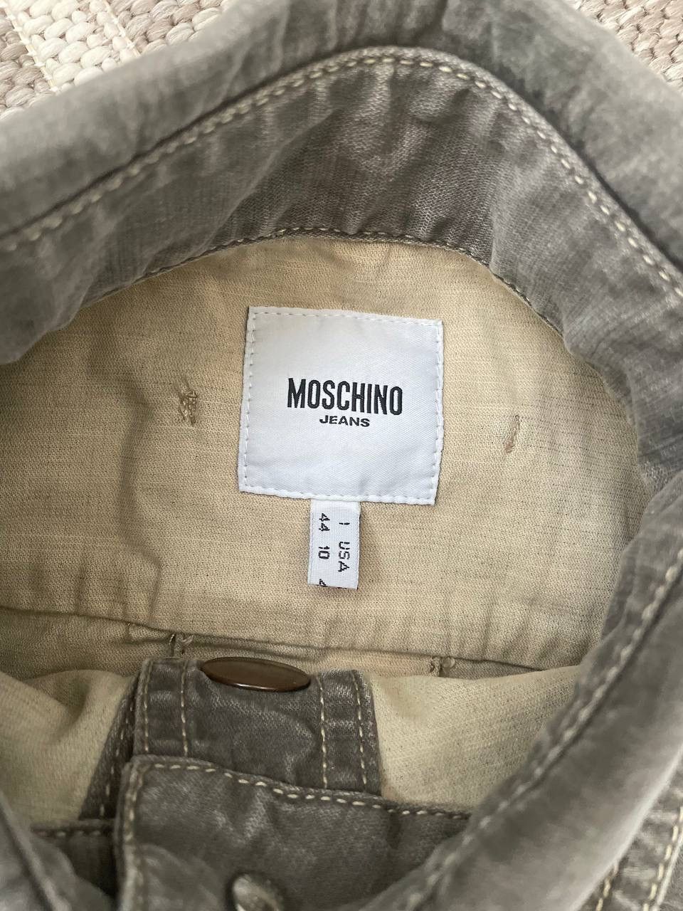 Moschino Moschino archive distressed denim multipocket jacket womens Size M / US 6-8 / IT 42-44 - 5 Thumbnail