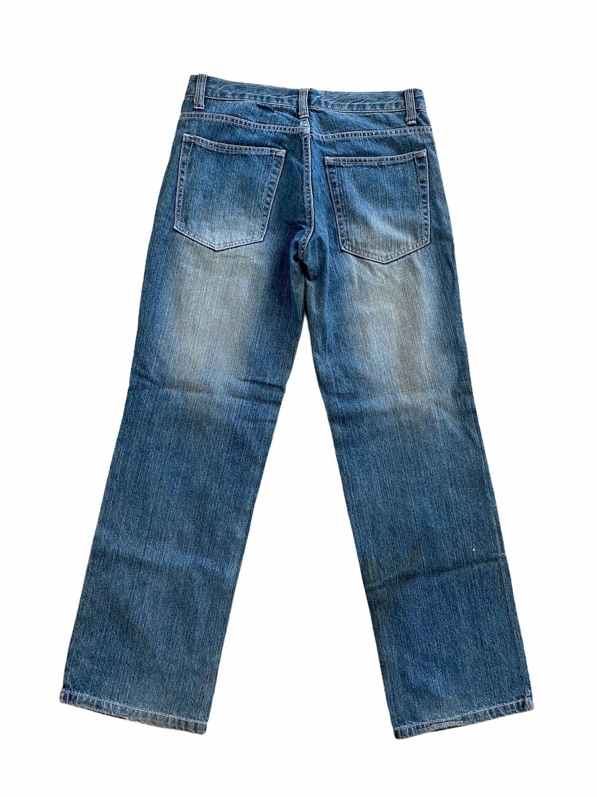 Hysteric Glamour × Japanese Brand × Tornado Mart International Wold Jeans design Painted Skull🇯🇵 Size US 30 / EU 46 - 2 Thumbnail