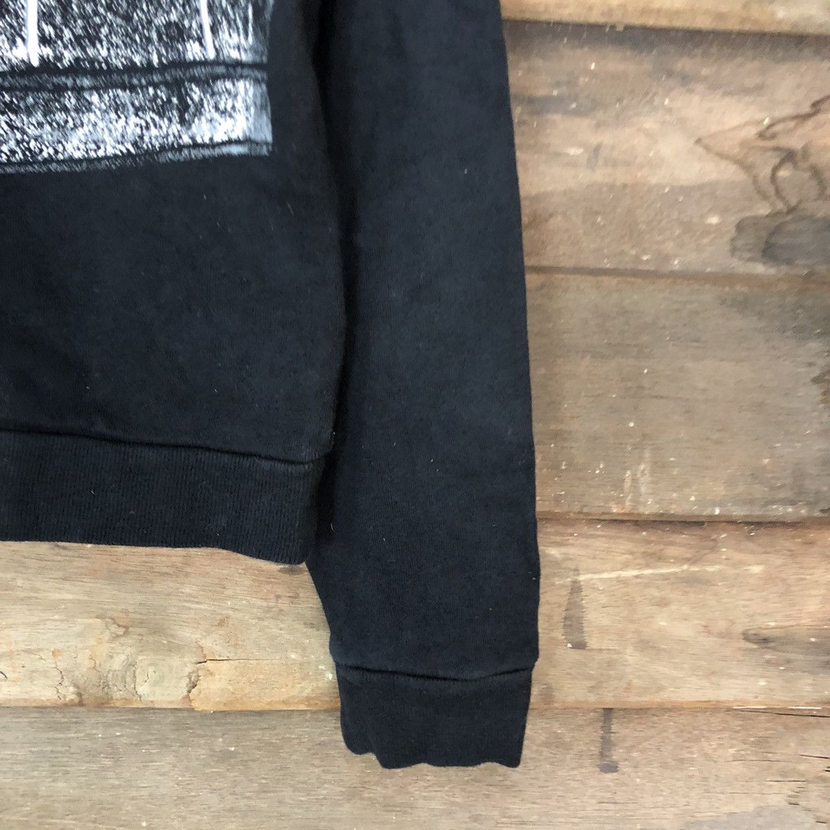 Japanese Brand Emoda Black art street highway Sweatshirt #3762 Size M / US 6-8 / IT 42-44 - 4 Thumbnail