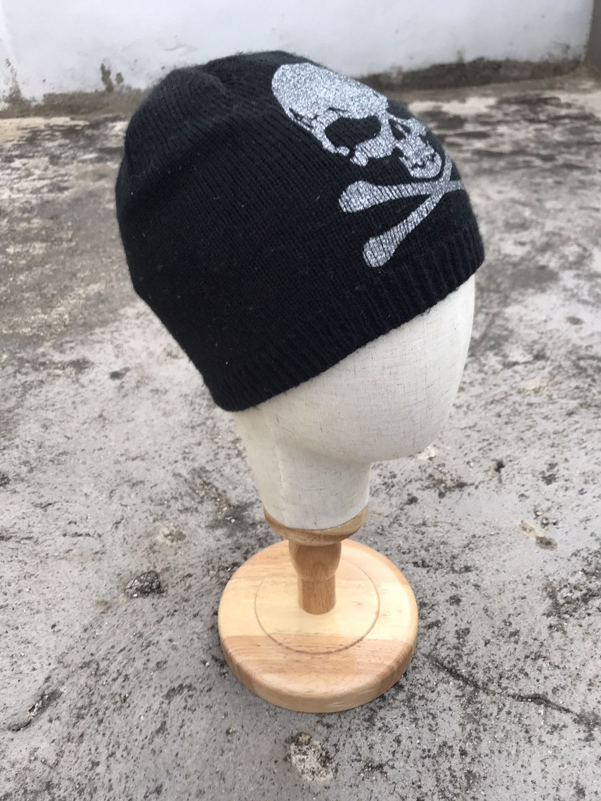 Other VINTAGE REVERSIBLE PRISON STRIPES SKULLS CROSSBONE BEANIE Size ONE SIZE - 7 Thumbnail
