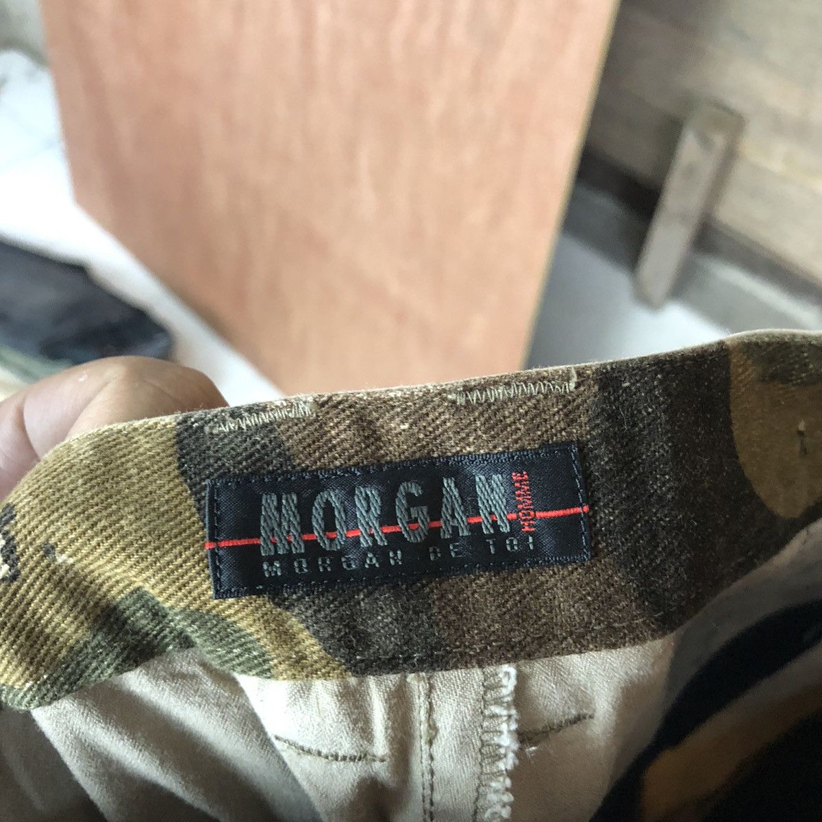 Japanese Brand DL Morgan Homme Brown Cargo Multipocket Pants #6794 Size US 31 - 16 Thumbnail