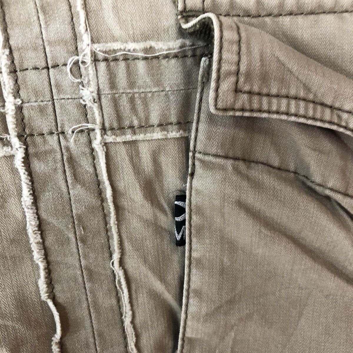 Japanese Brand DL Morgan Homme Brown Cargo Multipocket Pants #6794 Size US 31 - 15 Thumbnail