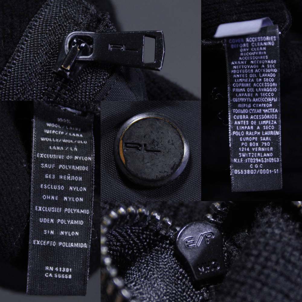 Polo Ralph Lauren Black Label High Neck Ribbed Wool Sweater Size US S / EU 44-46 / 1 - 11 Thumbnail