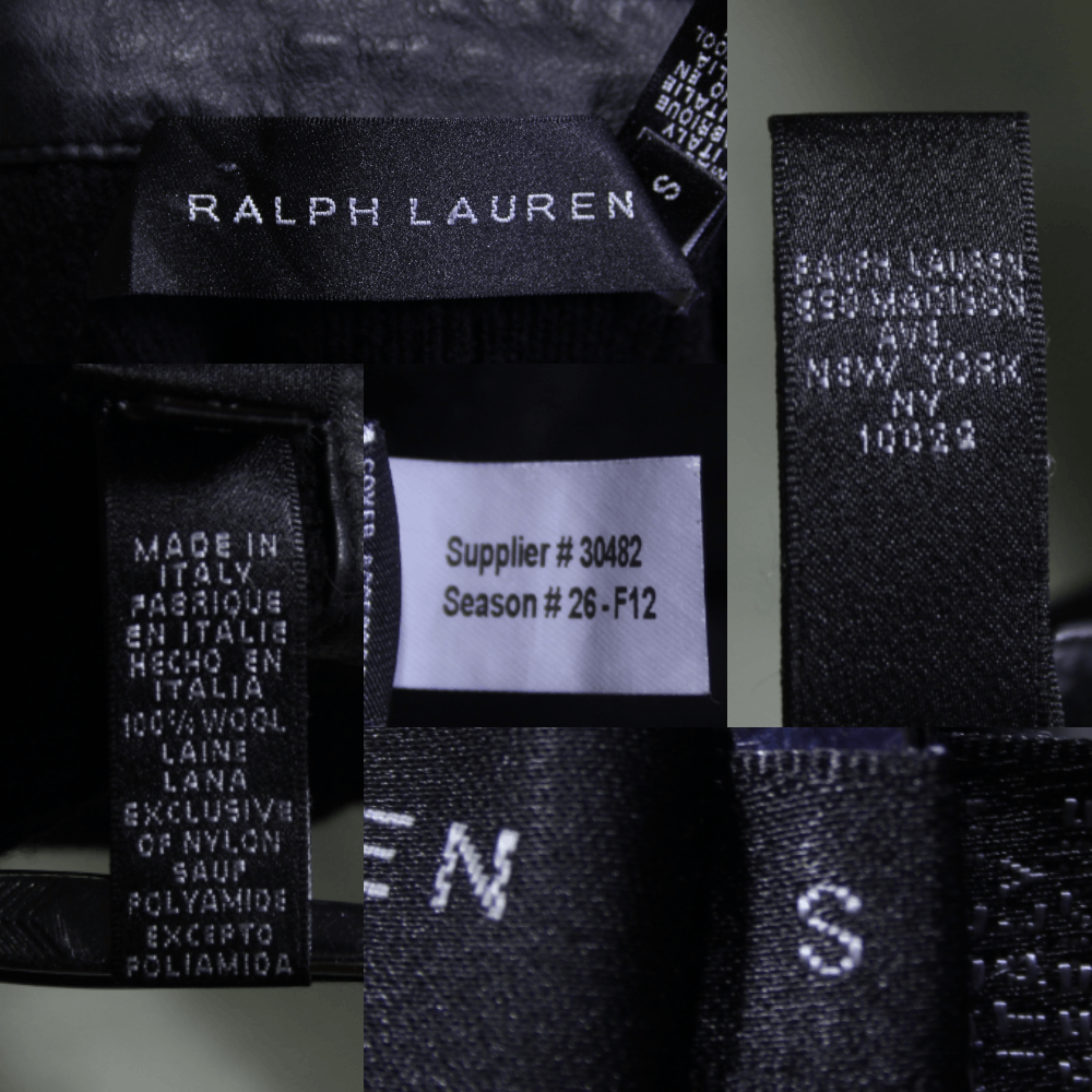 Polo Ralph Lauren Black Label High Neck Ribbed Wool Sweater Size US S / EU 44-46 / 1 - 10 Thumbnail