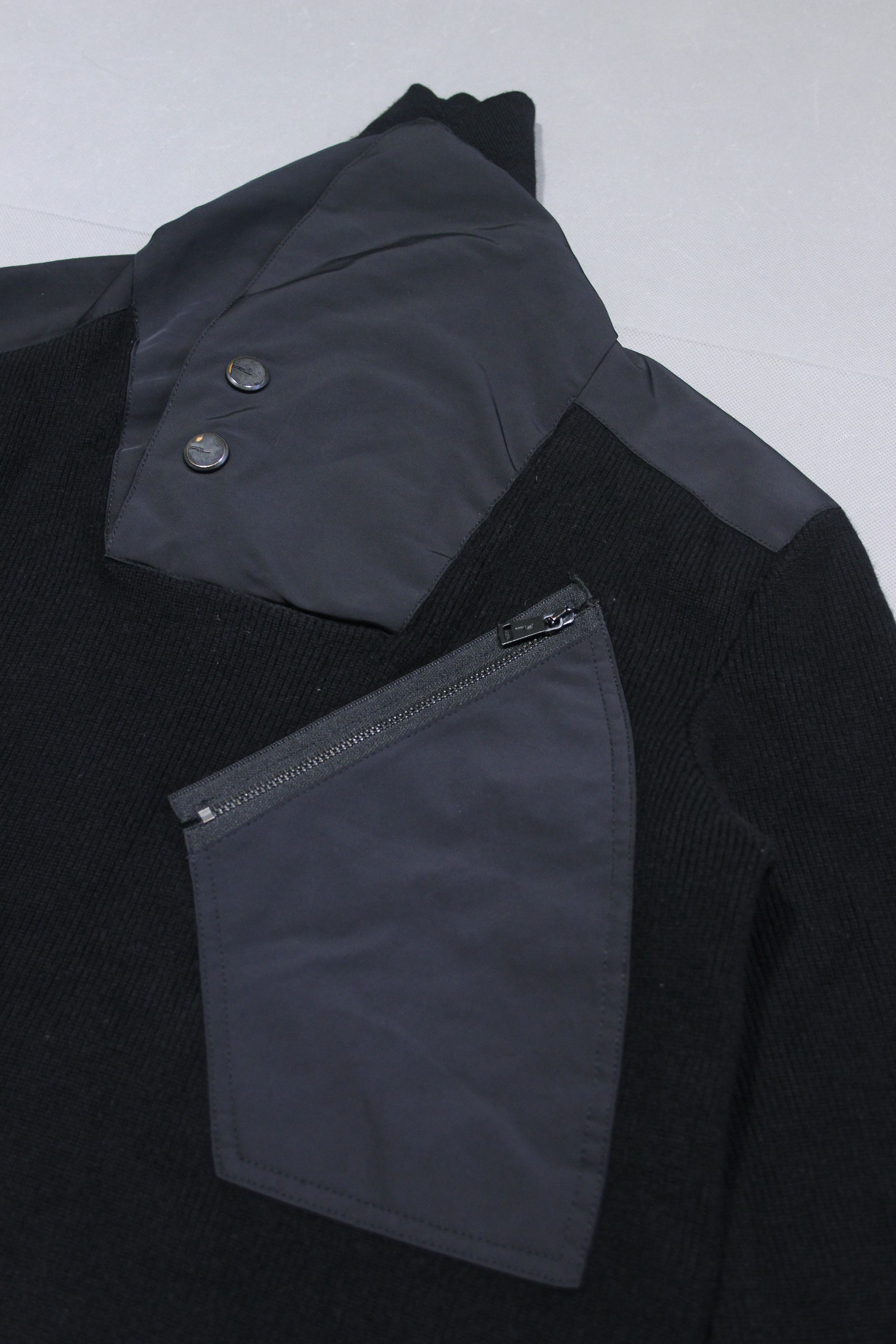 Polo Ralph Lauren Black Label High Neck Ribbed Wool Sweater Size US S / EU 44-46 / 1 - 3 Thumbnail