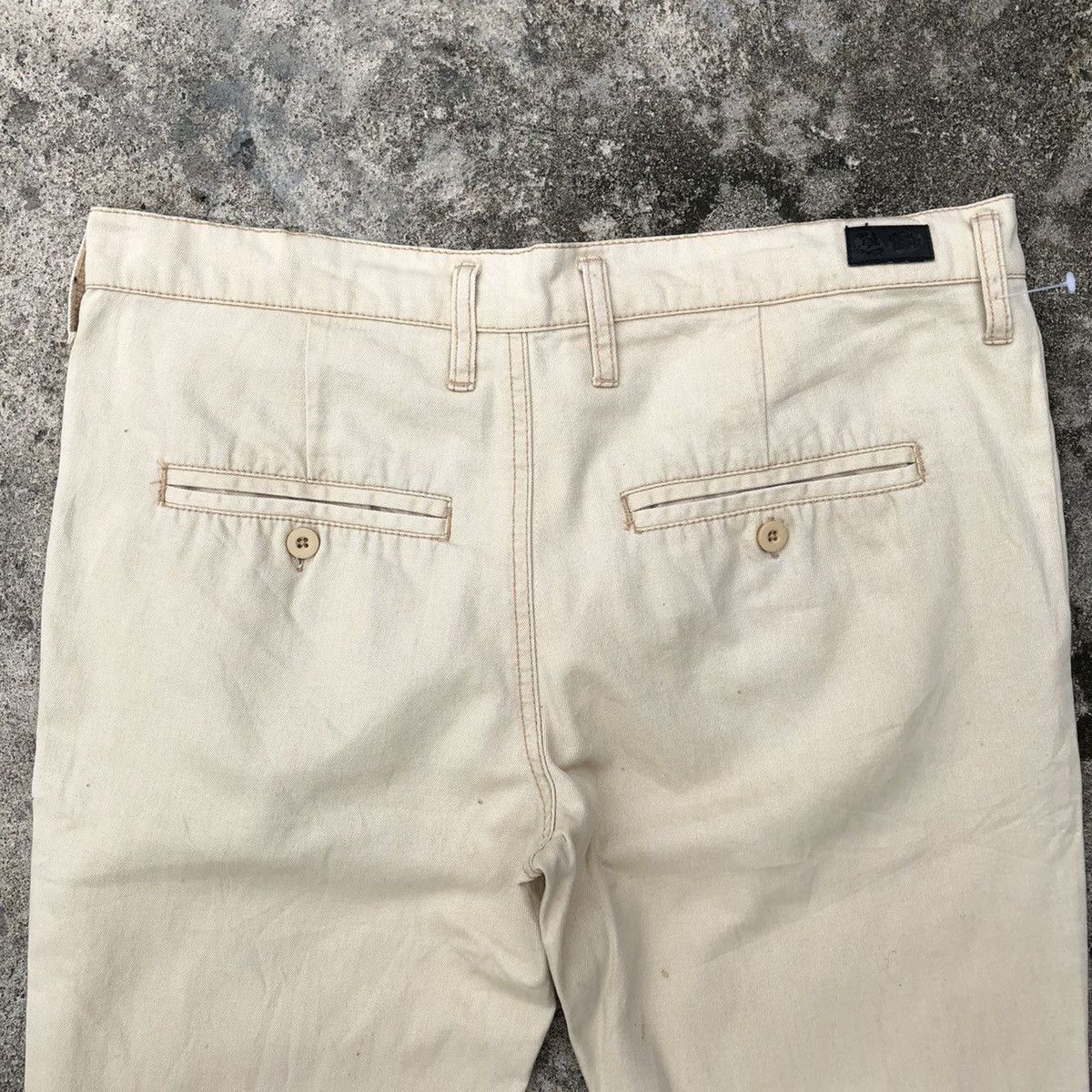 Cheap Monday × Japanese Brand × Vintage Rare Vintage Cheap Monday Slim Chino French Sand Khakis Pant Size US 36 / EU 52 - 6 Thumbnail